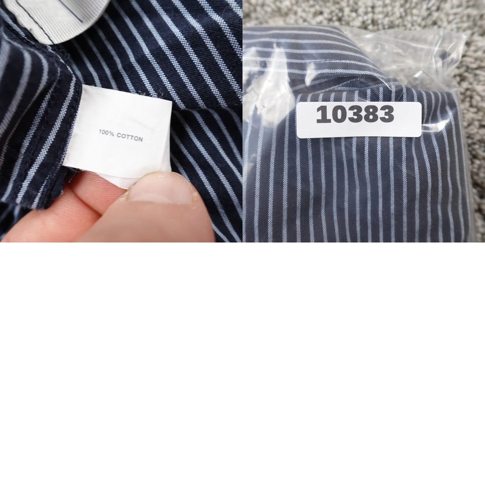 Gap Gap Shirt Mens L Blue White Fitted Long Sleeve Button Up Preppy Casual Cotton Size US L / EU 52-54 / 3 - 8 Thumbnail