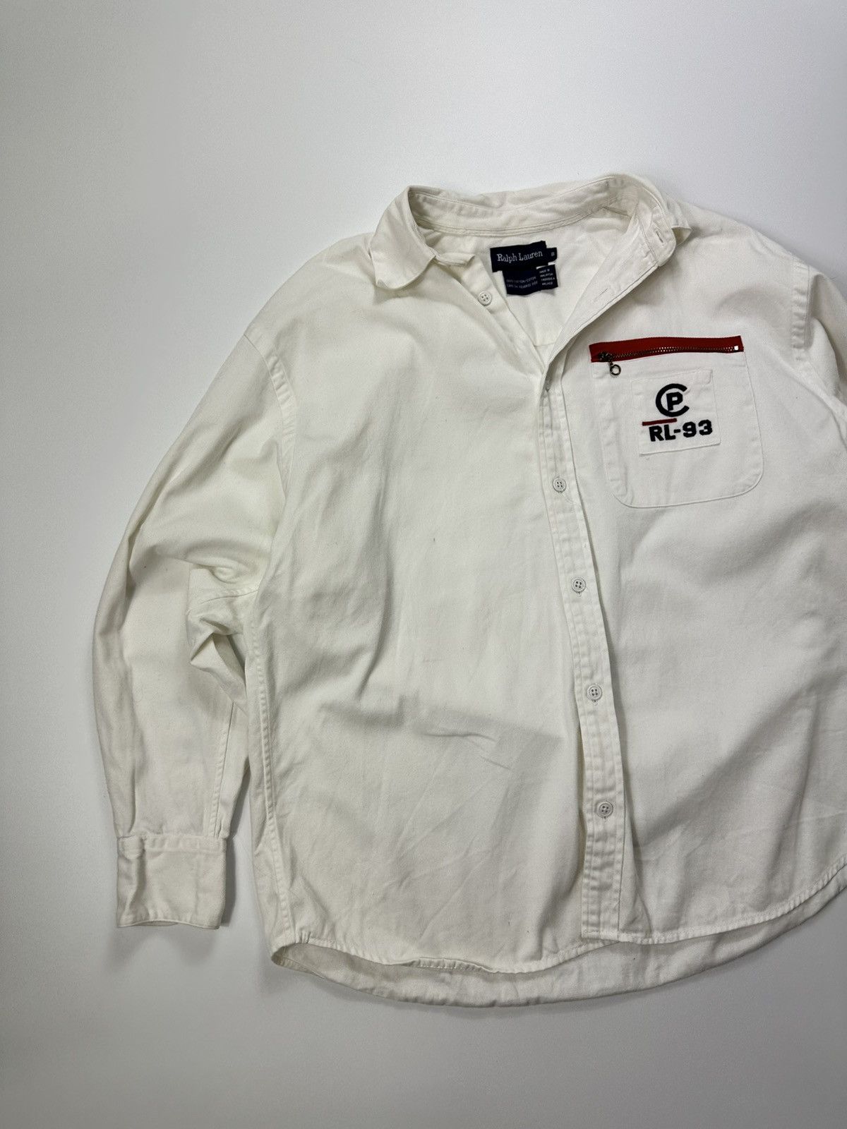 Polo Ralph Lauren 90's Polo Ralph Lauren RL-93 8 US Size Logo Size US L / EU 52-54 / 3 - 3 Thumbnail
