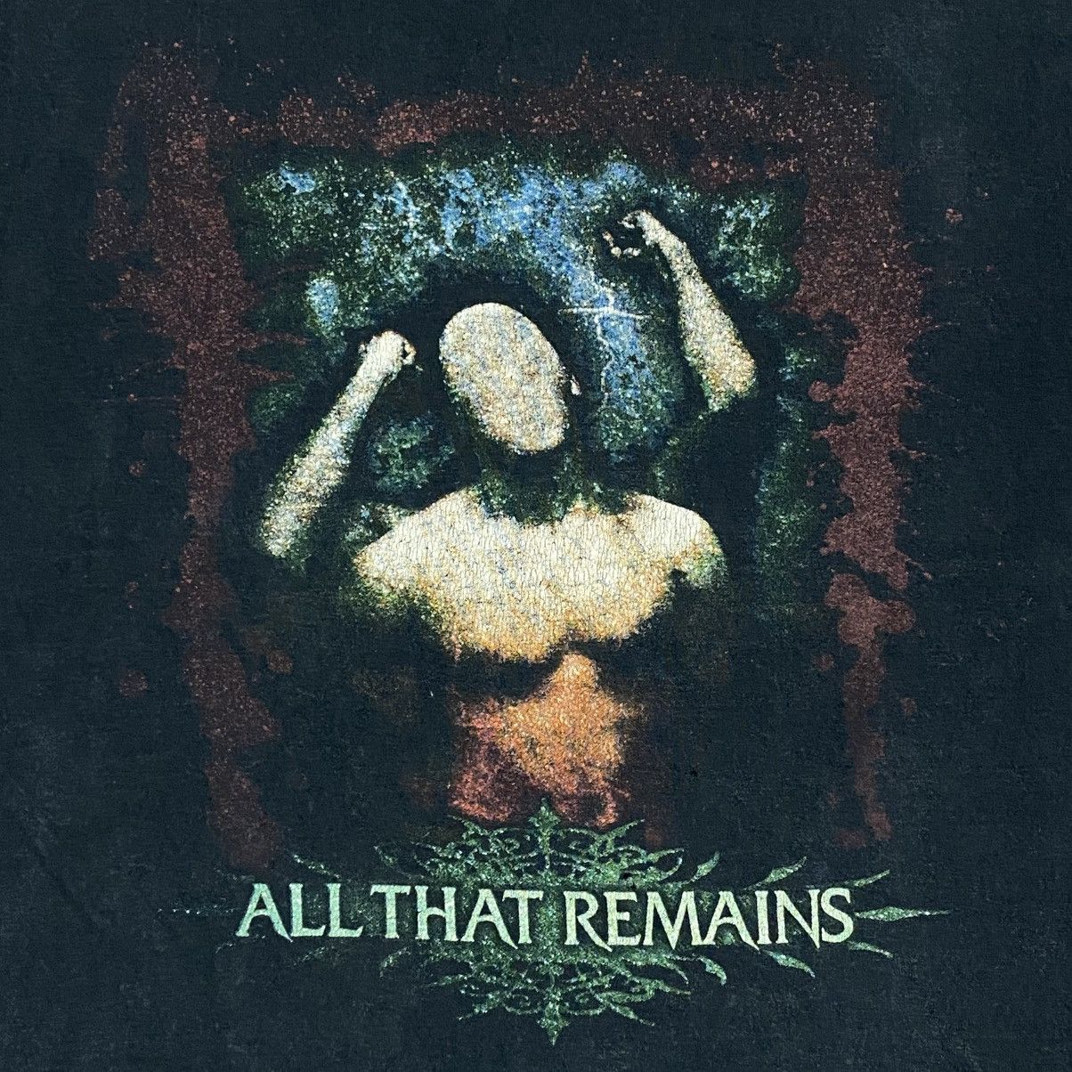 Band Tees × Fruit Of The Loom × Vintage Vintage Y2K band all that remains Size US M / EU 48-50 / 2 - 2 Thumbnail