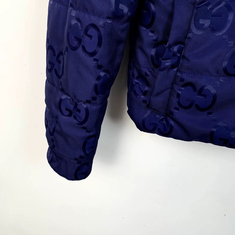 Gucci Gucci Dark blue logo letter full print double-sided cotton Size US M / EU 48-50 / 2 - 4 Thumbnail