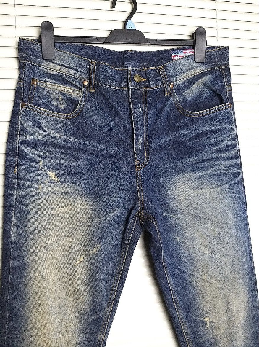 Sugar Cane VTG SUGAR CANE X TOKISHIRAZU COLLABORATION DISTRESSED JEANS Size US 35 - 5 Thumbnail