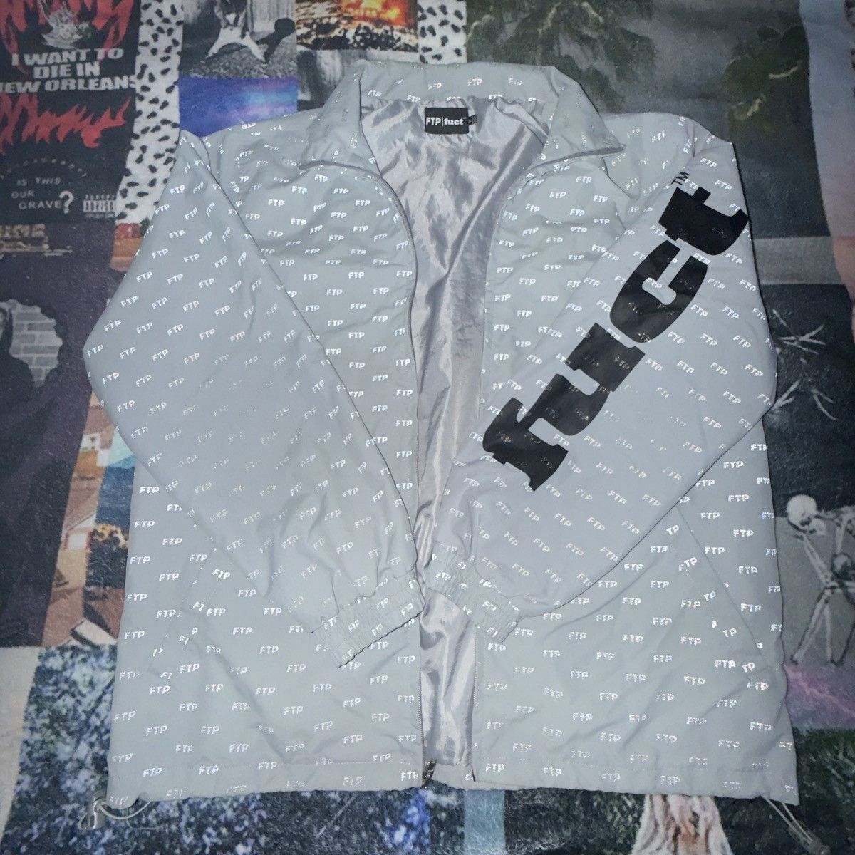 FUCT × Fuck The Population Fuct x FTP 3M Reflective All Over Print Jacket Size US M / EU 48-50 / 2 - 1 Thumbnail