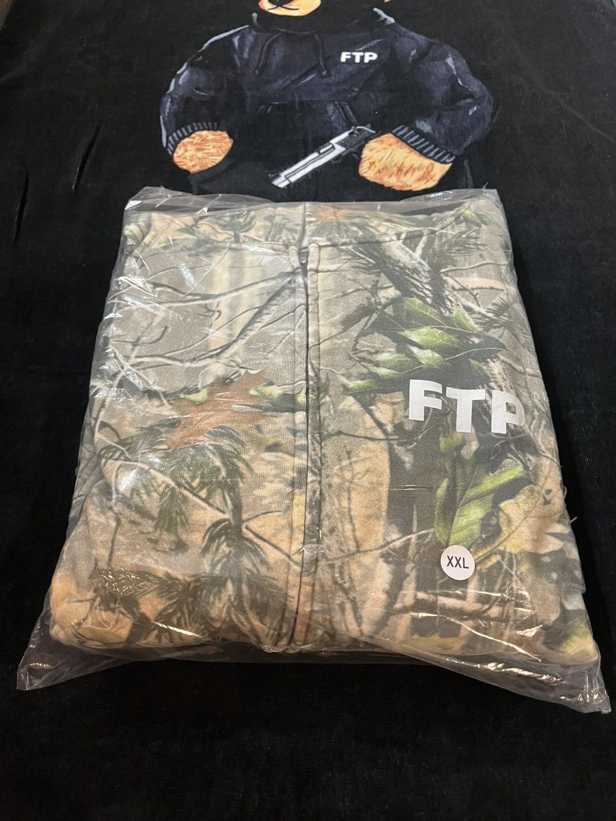 Fuck The Population 3XL FTP TREE CAMO ZIP UP LOGO HOODIE
