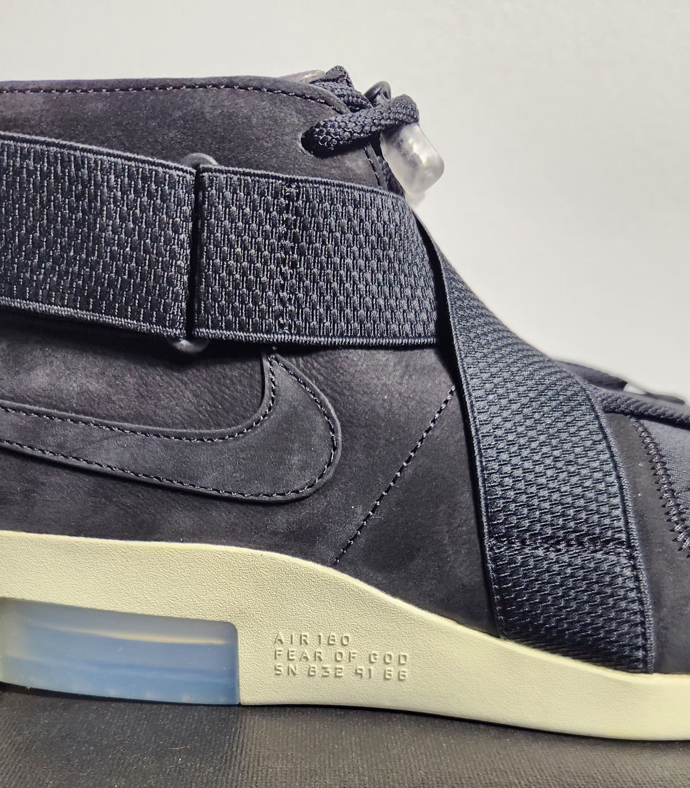 Nike Nike Air Fear of God Raid ‘Black’ AT8087 002 Size 10.5 Size US 10.5 / EU 43-44 - 3 Thumbnail