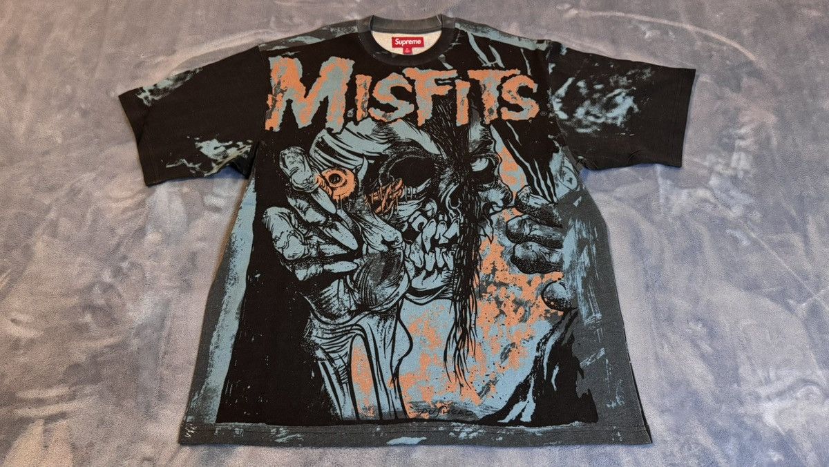 Misfits × Supreme Supreme x Misfits Medium S/S Top Blue Size US M / EU 48-50 / 2 - 1 Thumbnail