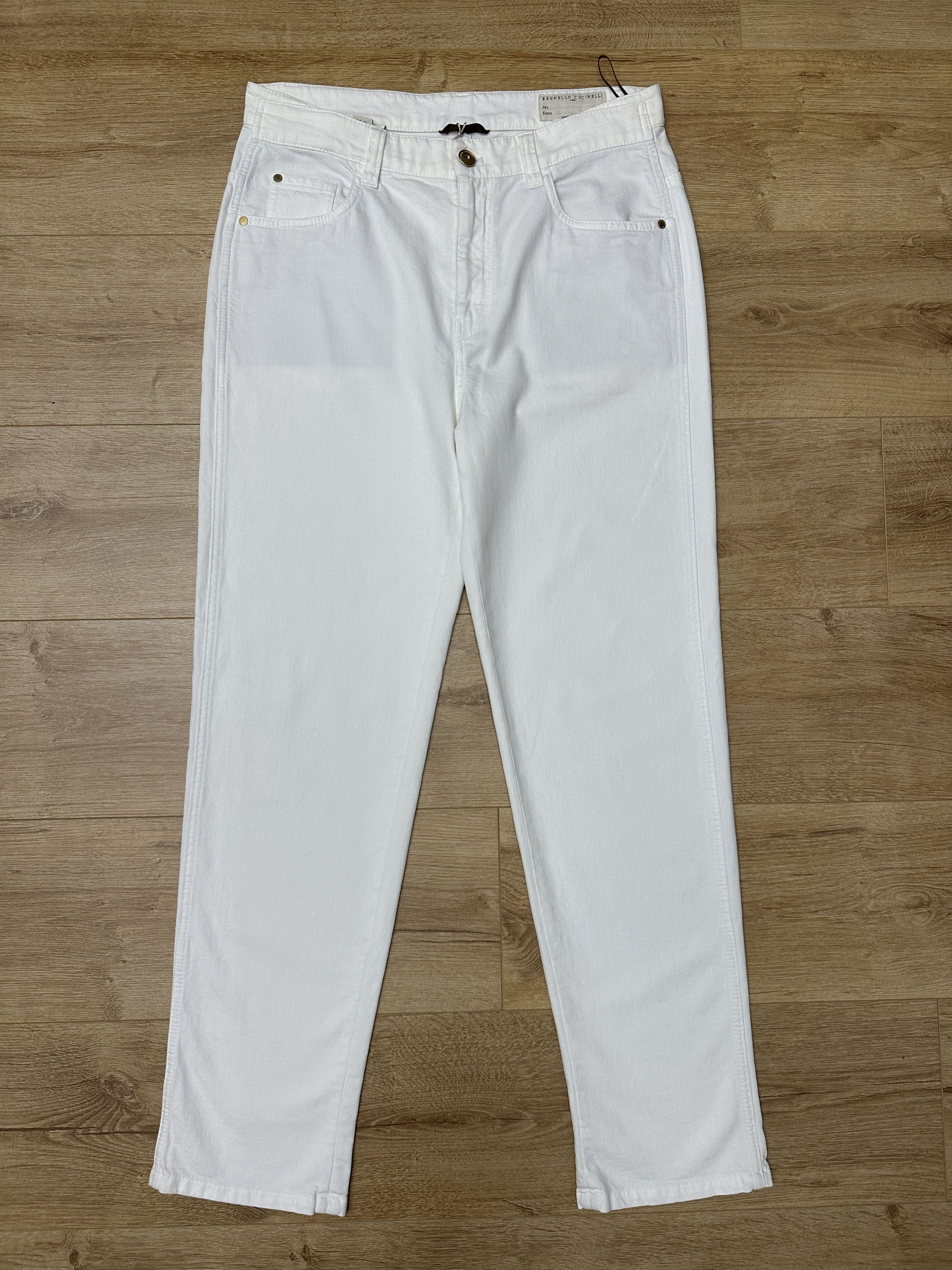 Brunello Cucinelli Brunello Cucinelli Skater Jean Straight IT44 F40 Trousers Size US 28 / EU 44 - 4 Thumbnail
