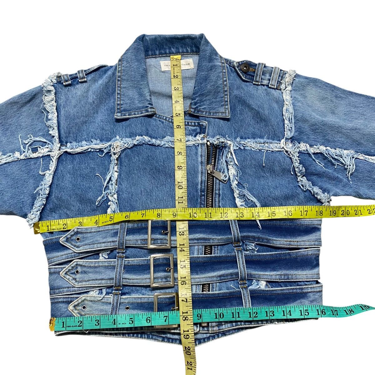 Faith Connexion Faith Connexion Ntmb Belts Denim Jacket Size XS / US 0-2 / IT 36-38 - 17 Thumbnail