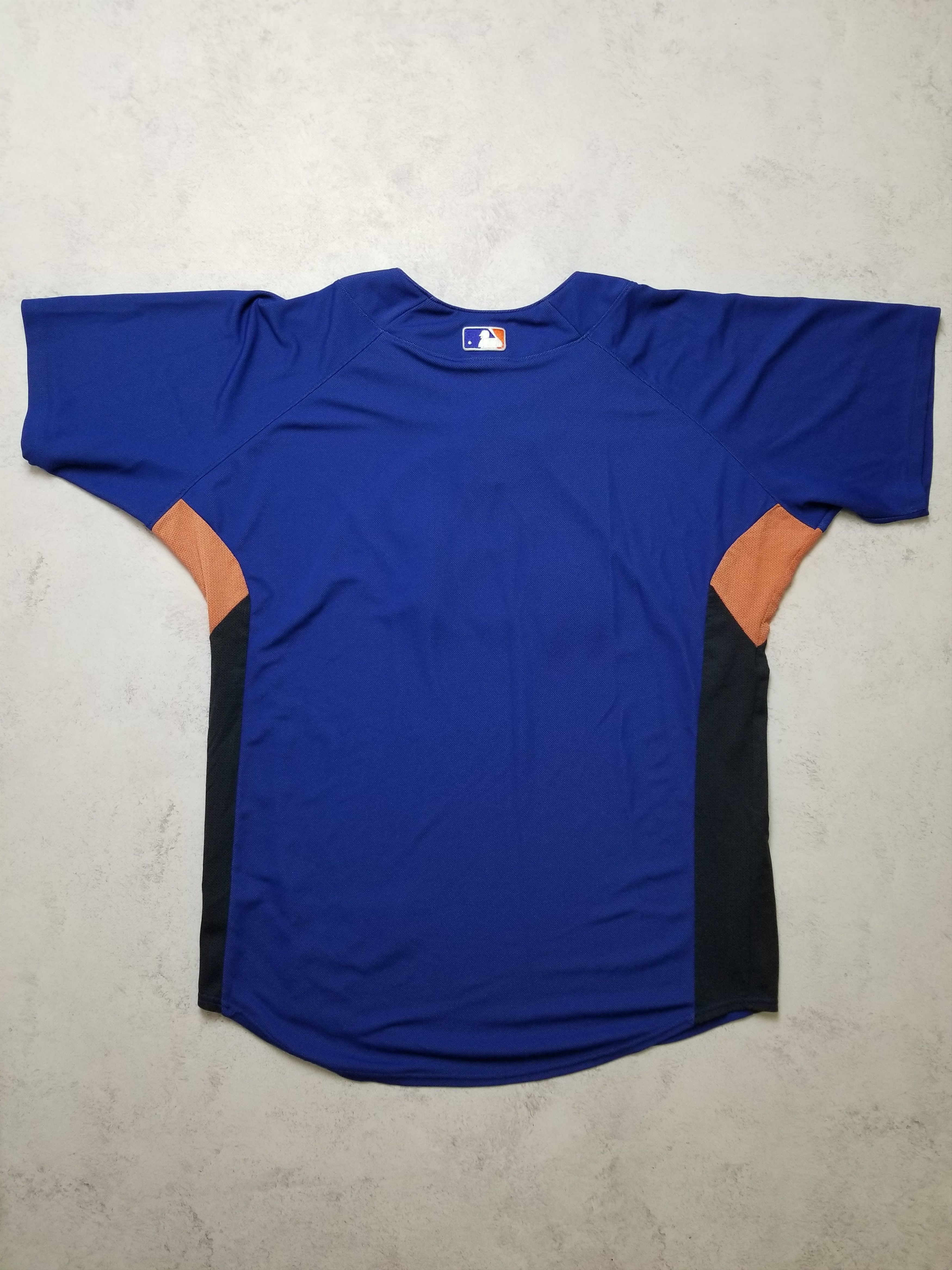 Majestic New York Mets Majestic Cool Base Blue Orange Jersey Size US M / EU 48-50 / 2 - 2 Thumbnail