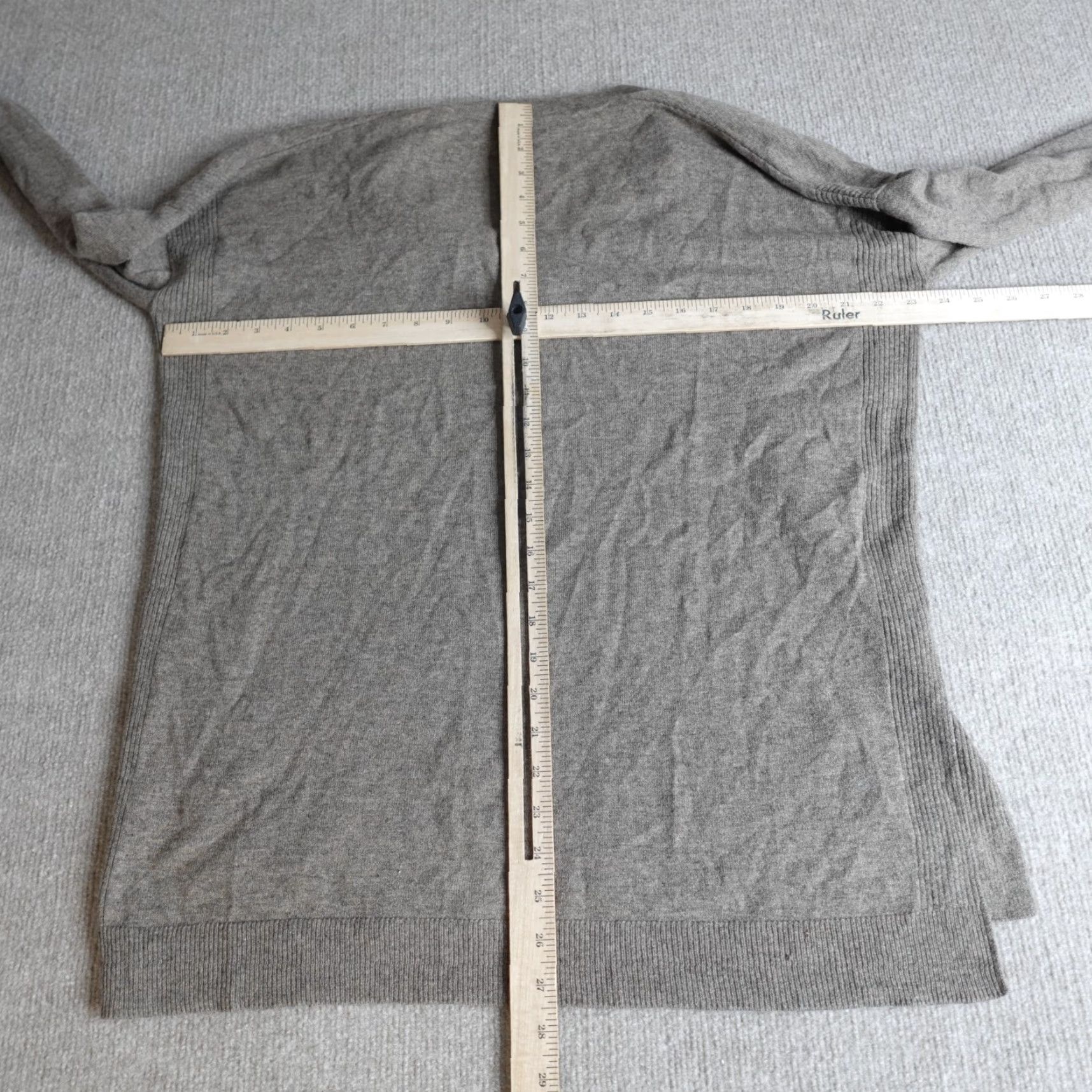 Vince Vince Womens Sweater XS Brown 100% Cashmere Crew Neck Pullover Knitting Solid Size XS / US 0-2 / IT 36-38 - 6 Thumbnail