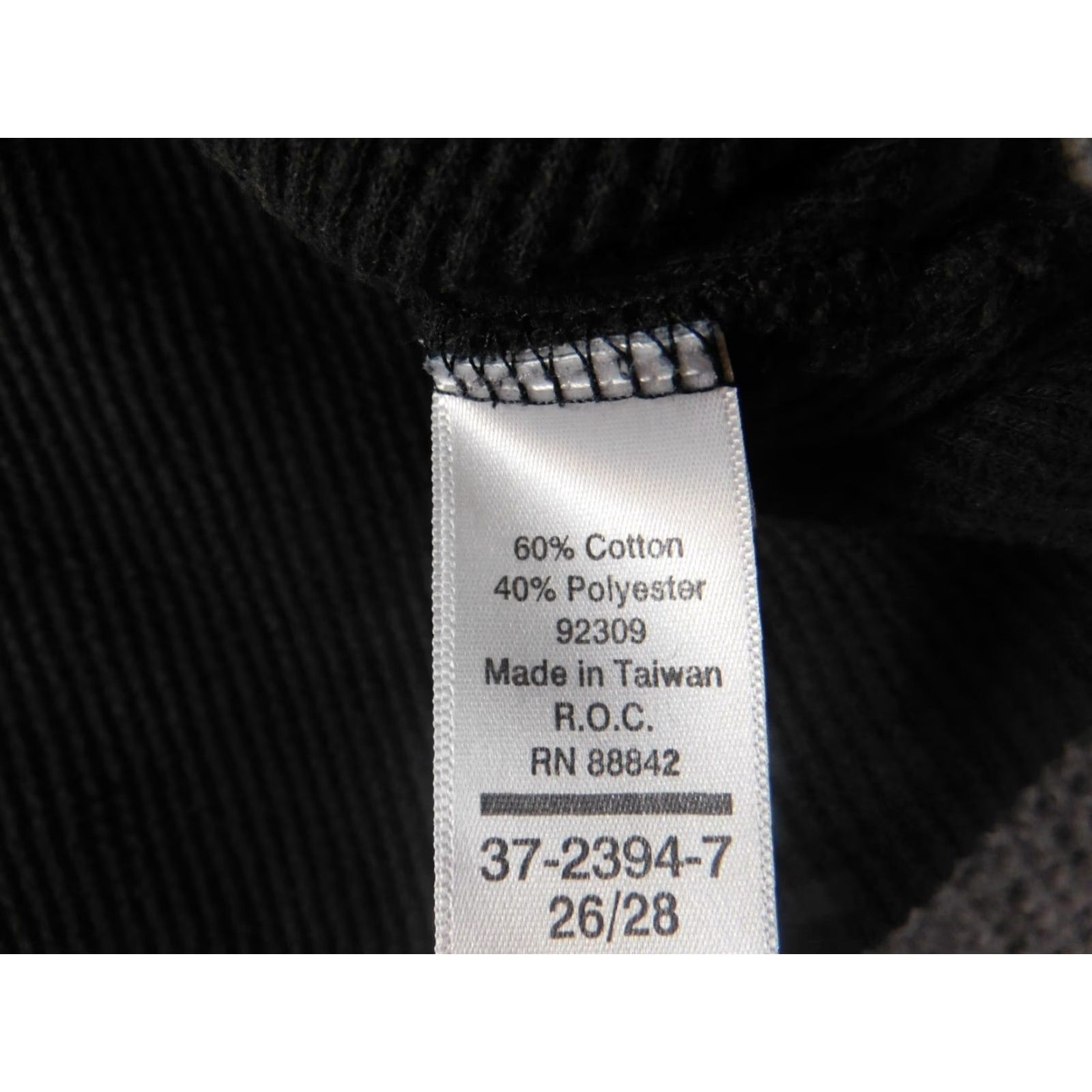 Vintage Woman Within Blouse 2X Black Crewneck Pullover Stretch Short Sleeve Casual Size XXL / US 16-18 / IT 52-54 - 7 Thumbnail