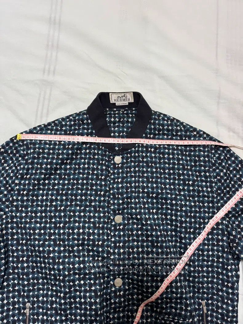 Hermes Hermes Jacket shirt, short-sleeved jacket, hem with elasti Size US XS / EU 42 / 0 - 3 Thumbnail
