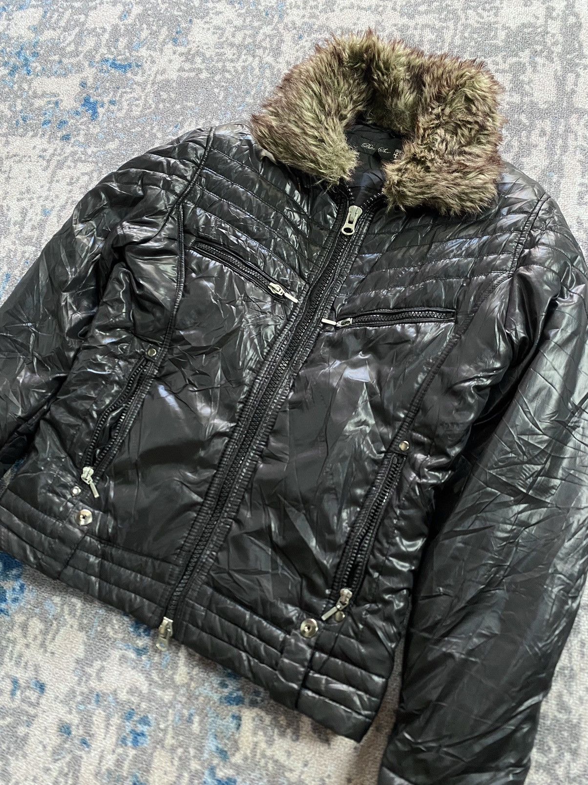 Le Grande Bleu (L.G.B.) Bike Star Japanes Puffer Jacket Vkei Ifsix Style Size US M / EU 48-50 / 2 - 3 Thumbnail