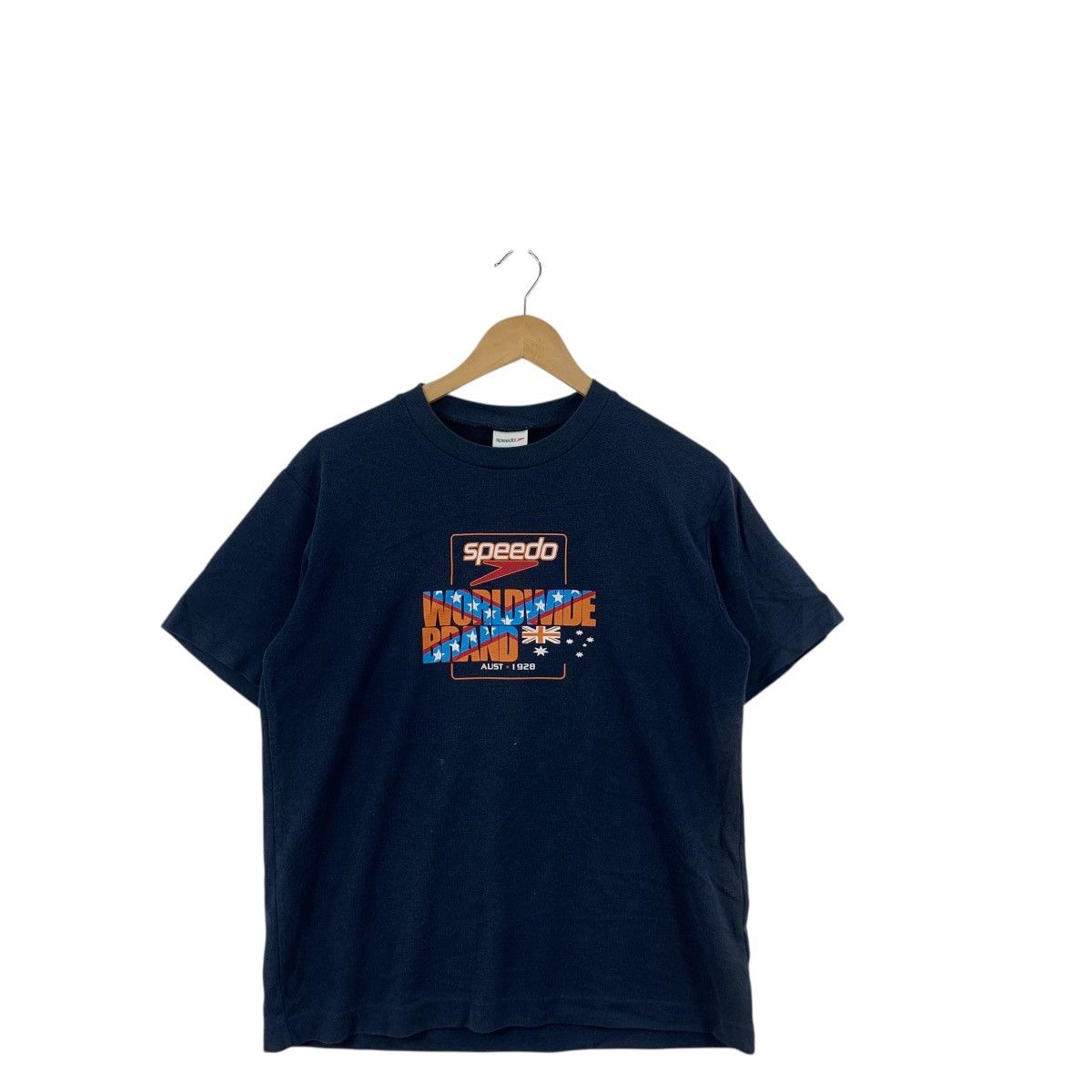Speedo Vintage SPEEDO x JASPO Worldwide Collection Flag Tee Shirt Size US L / EU 52-54 / 3 - 4 Thumbnail