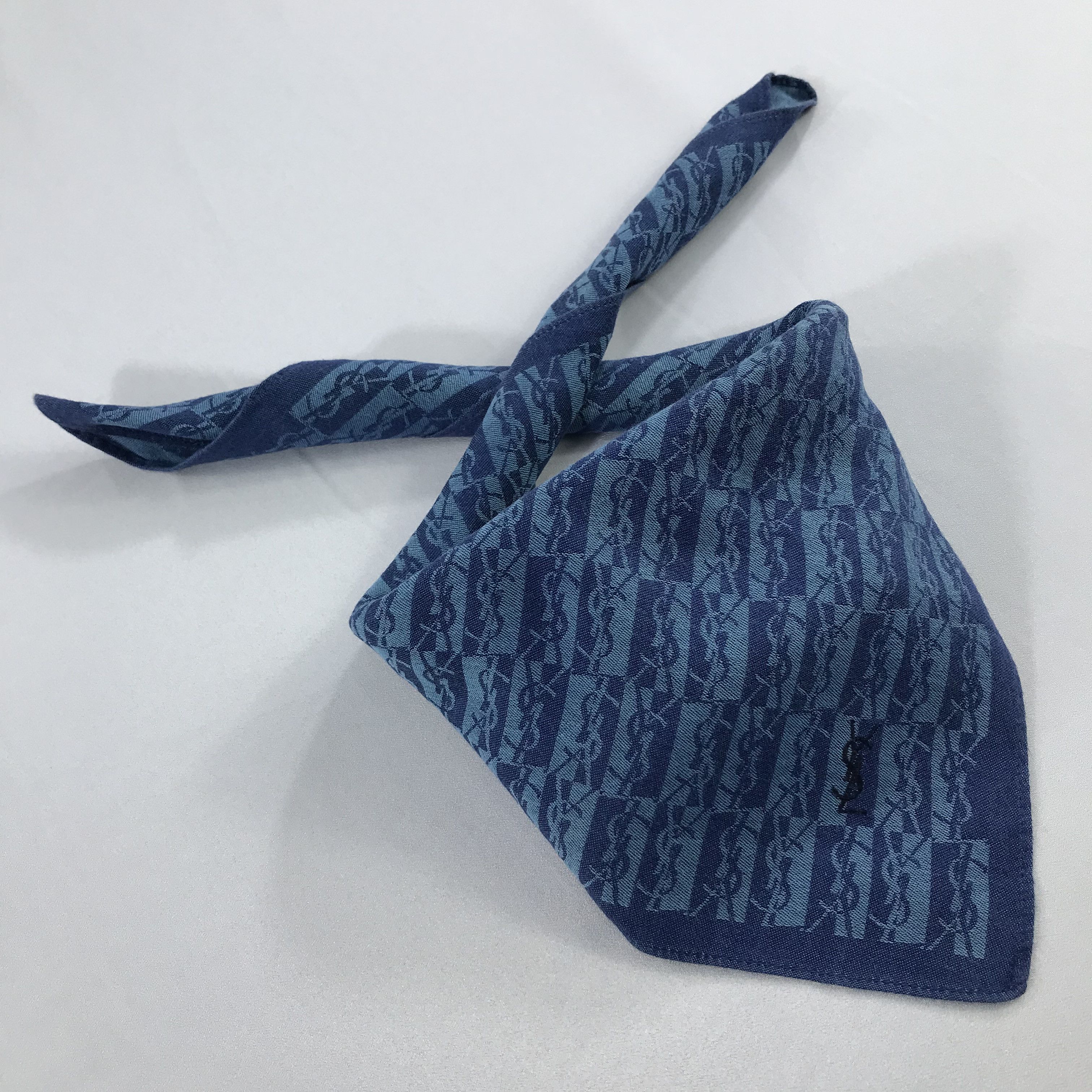 Vintage × Yves Saint Laurent Yves Saint Laurent Bandana / Handkerchief/Neckerchief -S2260 Size ONE SIZE - 4 Thumbnail