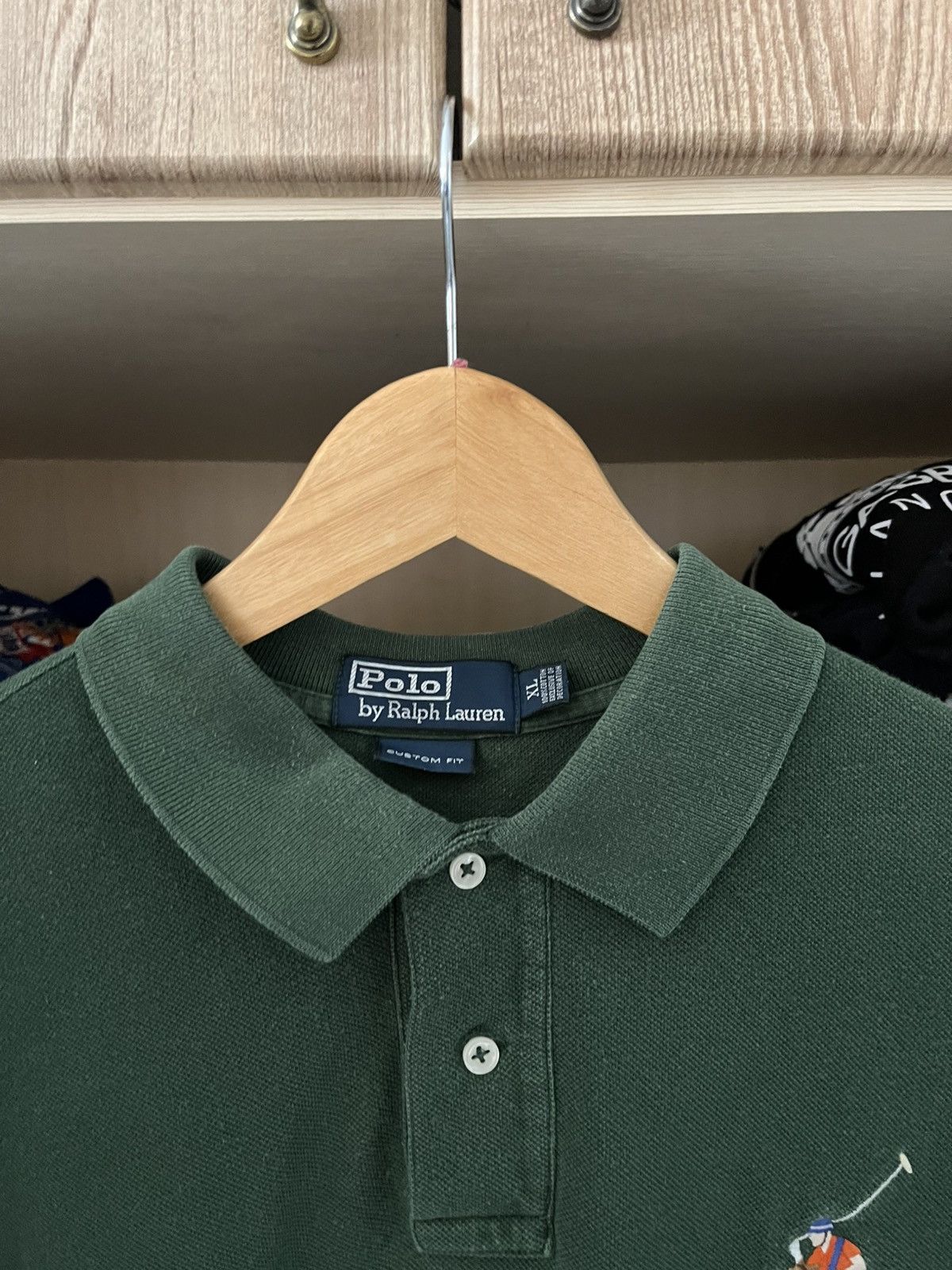 Polo Ralph Lauren Vintage Polo Ralph Lauren Polo Tee Pony Big Logo Chief Keef Size US XL / EU 56 / 4 - 5 Thumbnail