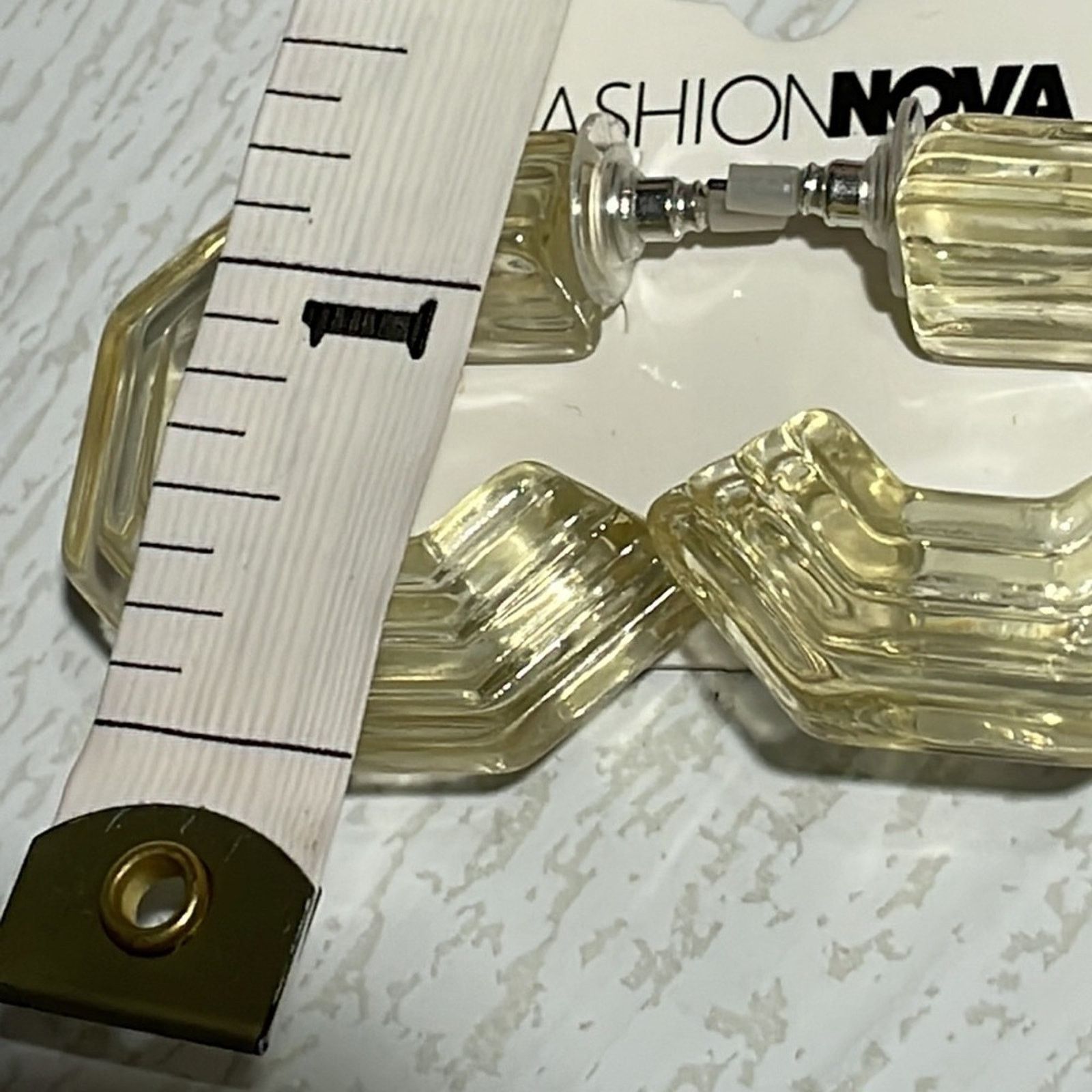 Other FASHION NOVA Clearly Into It Hoop Earrings NWT Size ONE SIZE - 3 Thumbnail