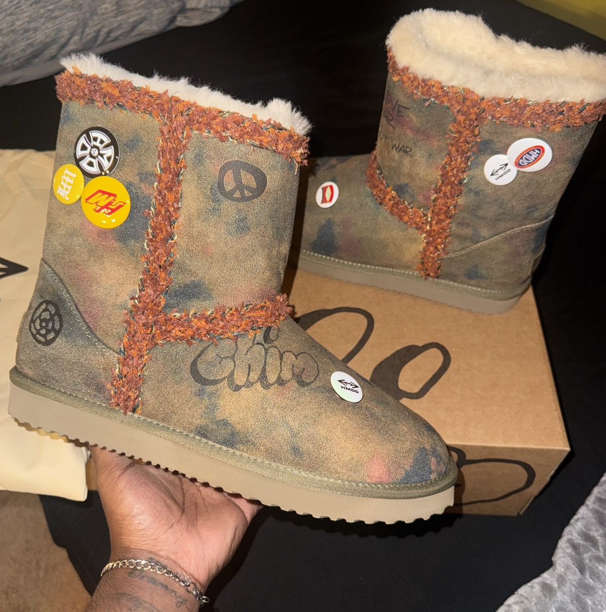 HMDD HMDD Graffiti Boot Size US 11 / EU 44 - 1 Thumbnail