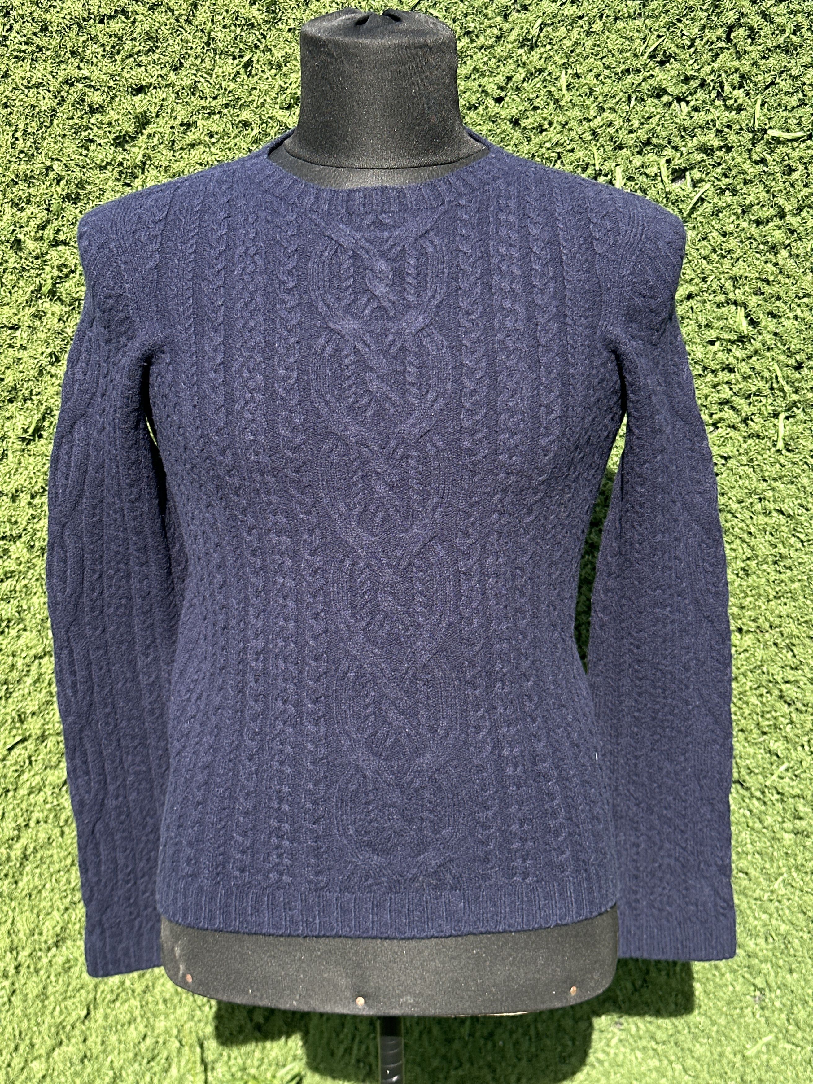 The Row 1950$ The Row Chunky Cable Knit Women Navy Pullover Size S M Size S / US 4 / IT 40 - 10 Thumbnail