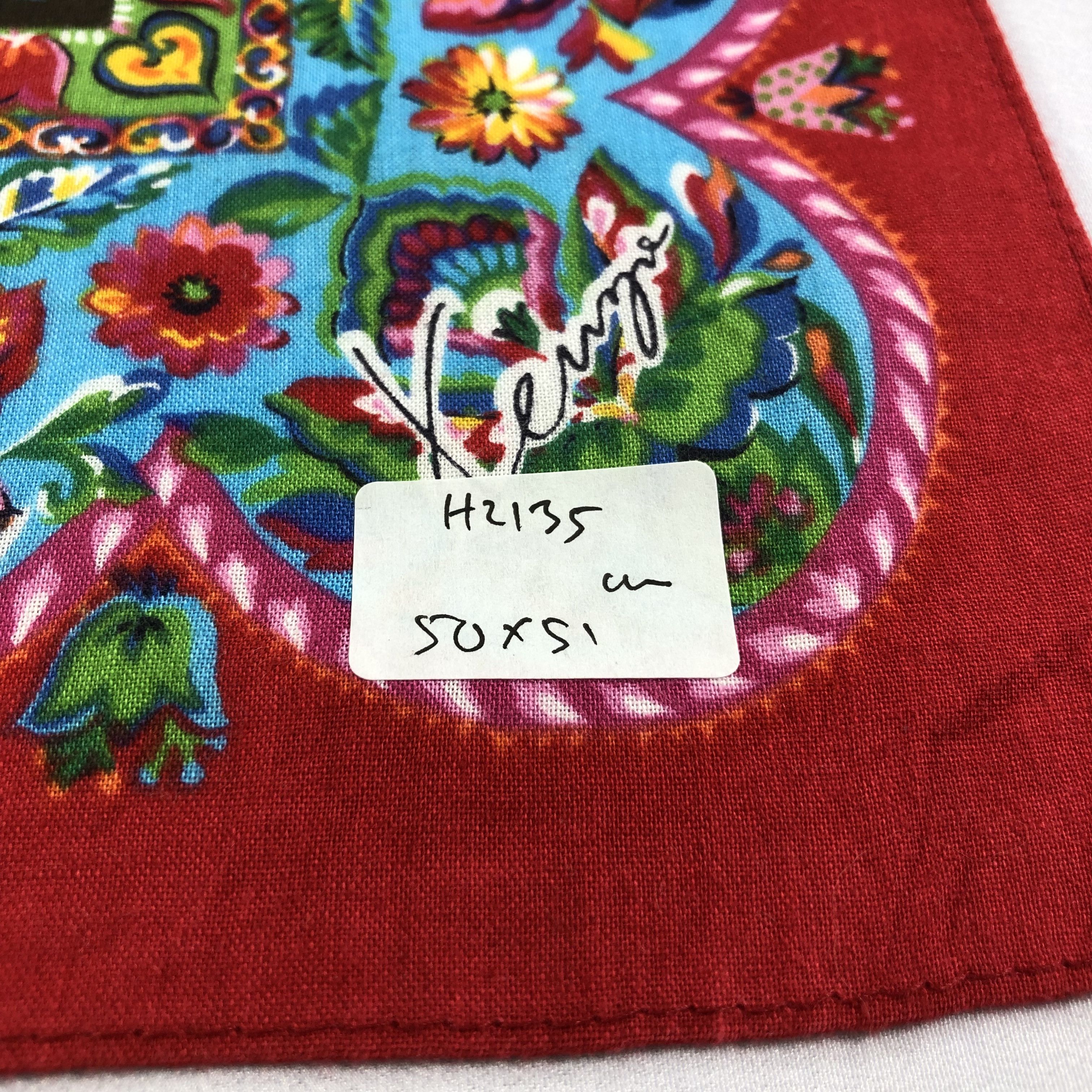 Japanese Brand × Kenzo × Vintage Kenzo Floral Handkerchief Neckerchief Bandana H2135 Size ONE SIZE - 5 Thumbnail