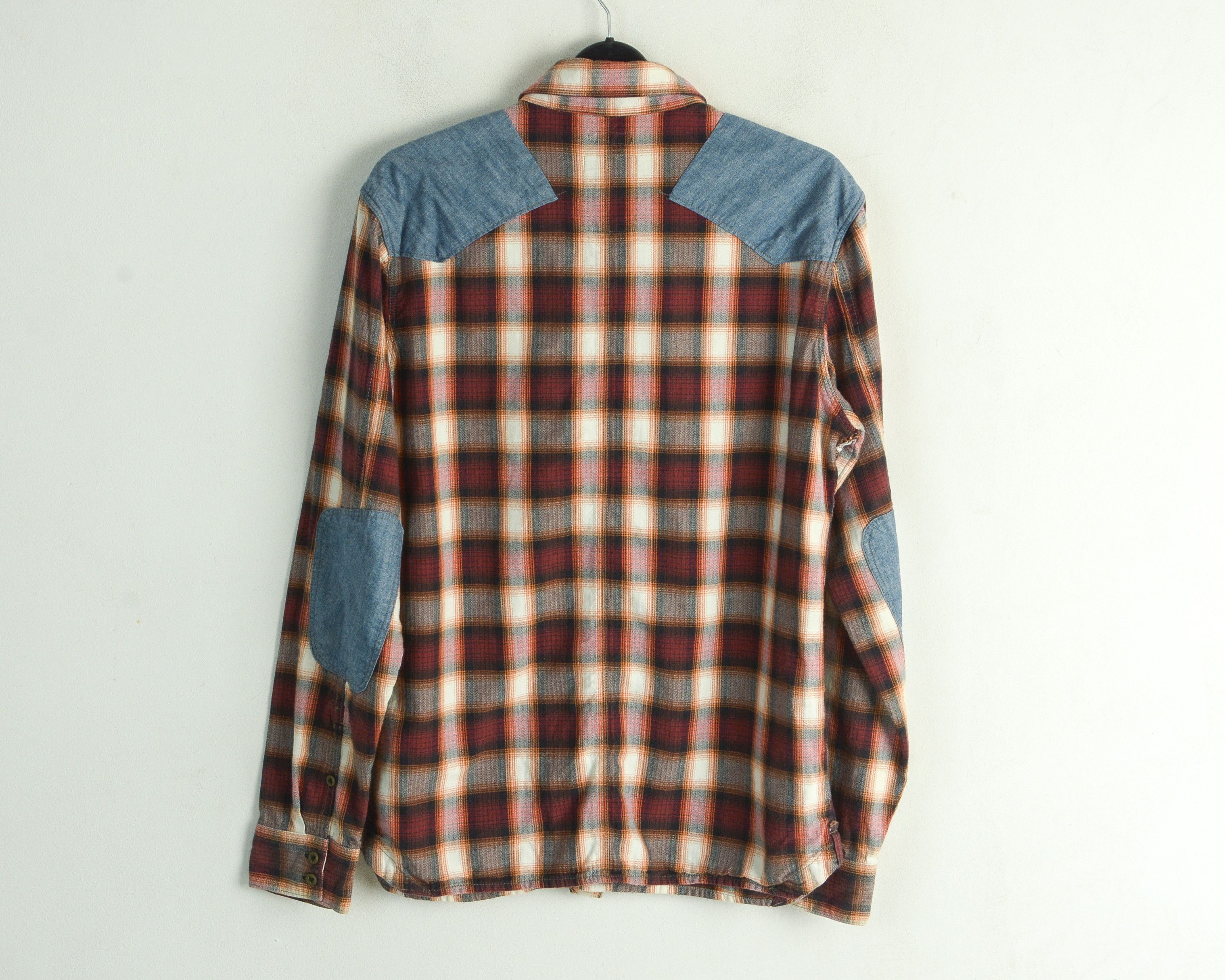 G-Star CO COWBOY SHIRT M Button Up Checked Long Sleeve Tartan Plaid Size US M / EU 48-50 / 2 - 5 Thumbnail