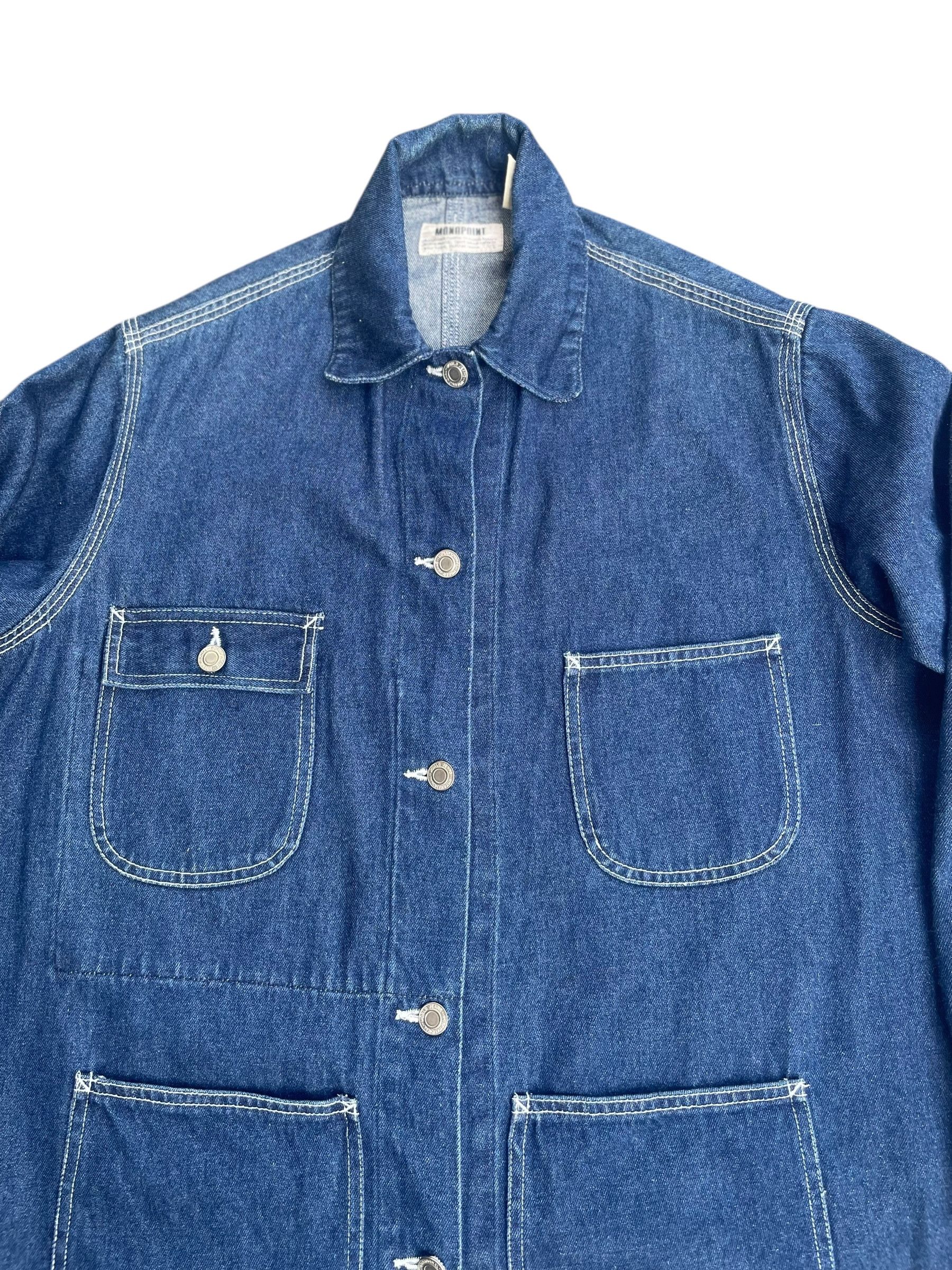 Japanese Brand Vintage Momopoint Chore Jacket Size US L / EU 52-54 / 3 - 3 Thumbnail