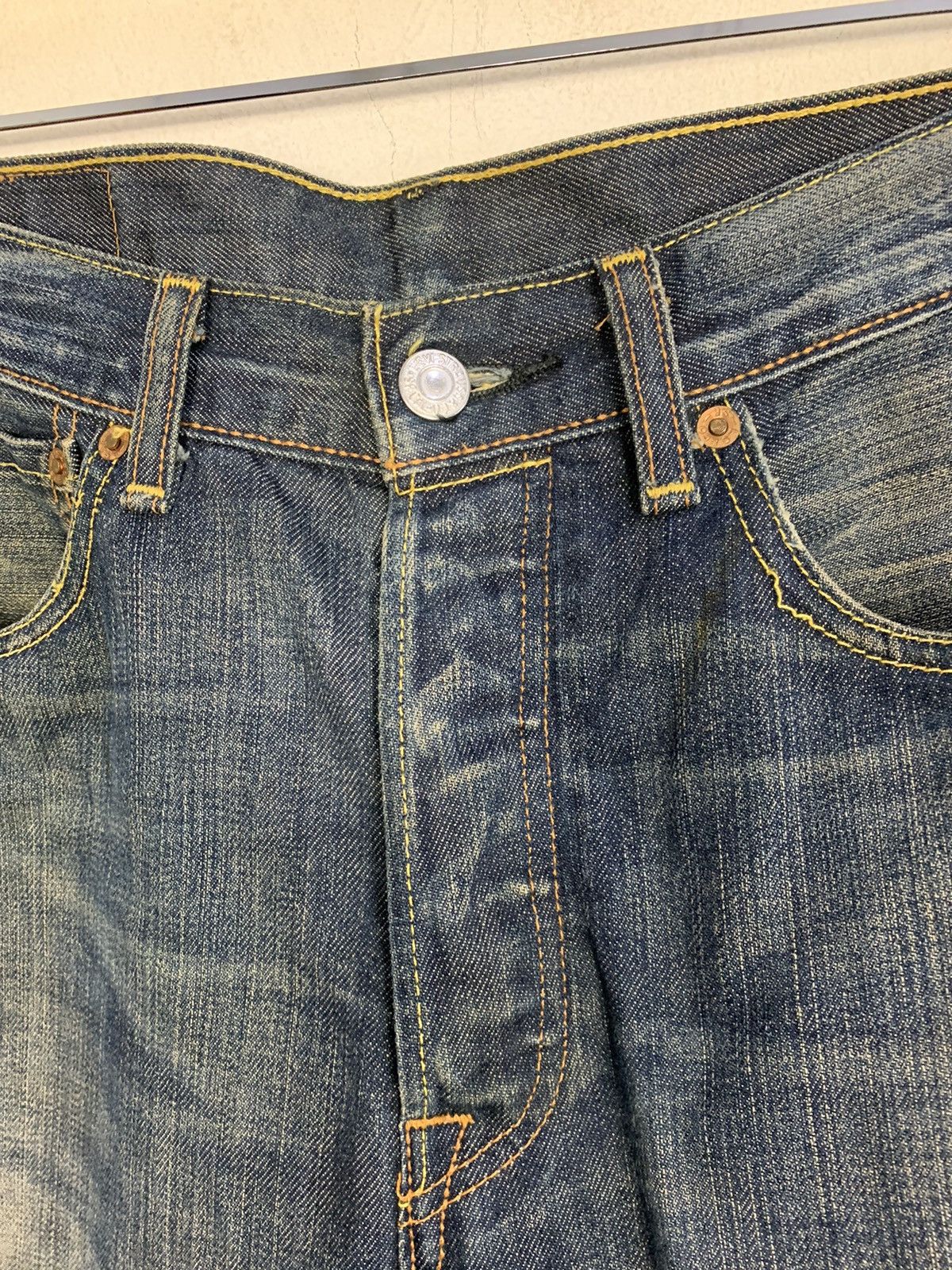 Levi's Hype 90s Levi’s Strauss Lot 501 Indigo Denim Jeans Buttonfly Size US 29 - 5 Thumbnail