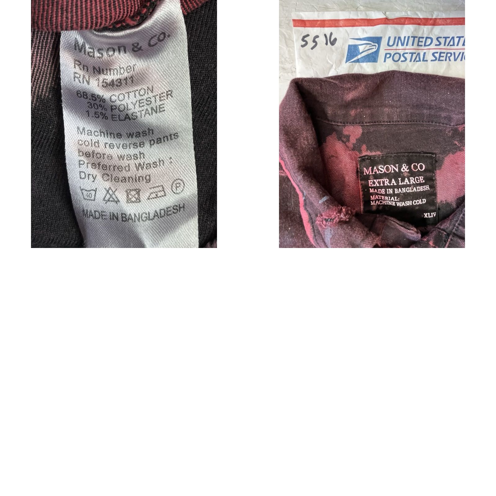CO **Womens XL Burgundy Red Denim Jacket** User: **XL Women's Burgundy Red Denim Jacket** Size XL / US 12-14 / IT 48-50 - 9 Thumbnail
