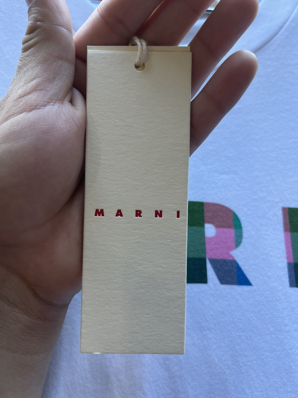 Marni MARNI KNIT “LILY WHITE” TEE BRAND NEW Size US L / EU 52-54 / 3 - 3 Thumbnail