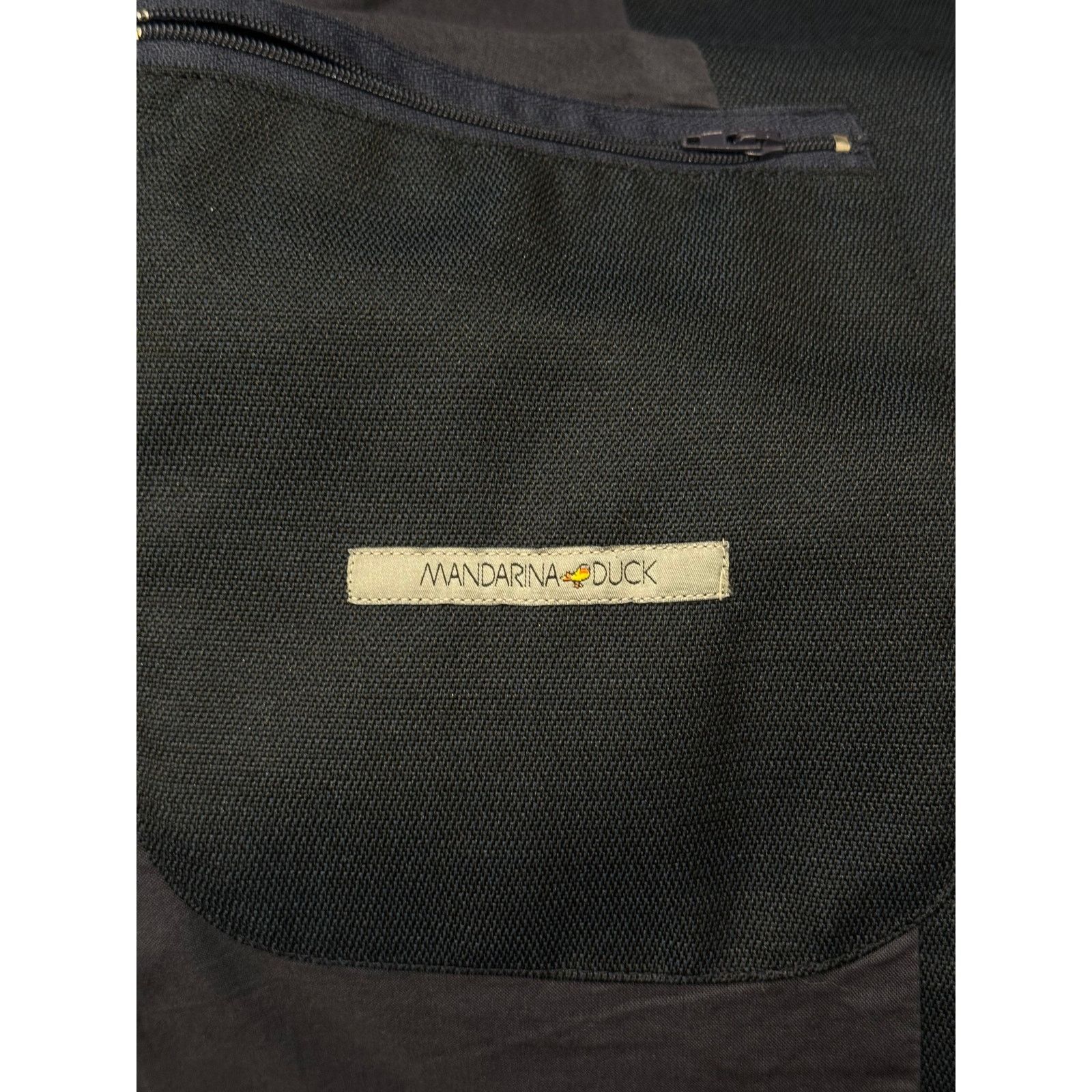 Mandarina Duck 1990s Mandarina Duck egg cell zip-up jacket Size US M / EU 48-50 / 2 - 6 Thumbnail