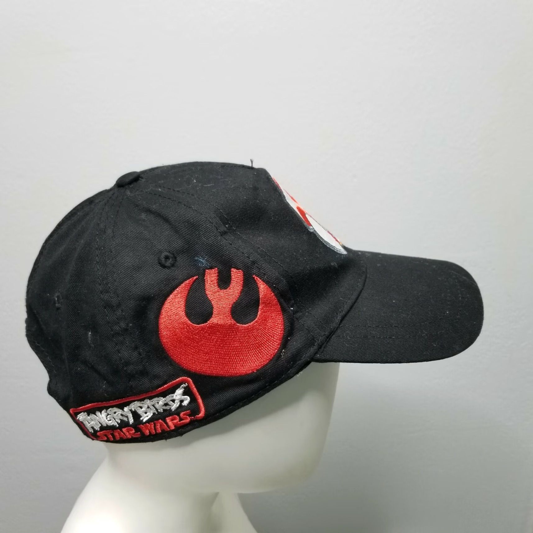 Star Wars Star Wars Hat Luke Skywalker Black Baseball Cap Angry Birds Snapback Adjustable Men Size ONE SIZE - 4 Thumbnail