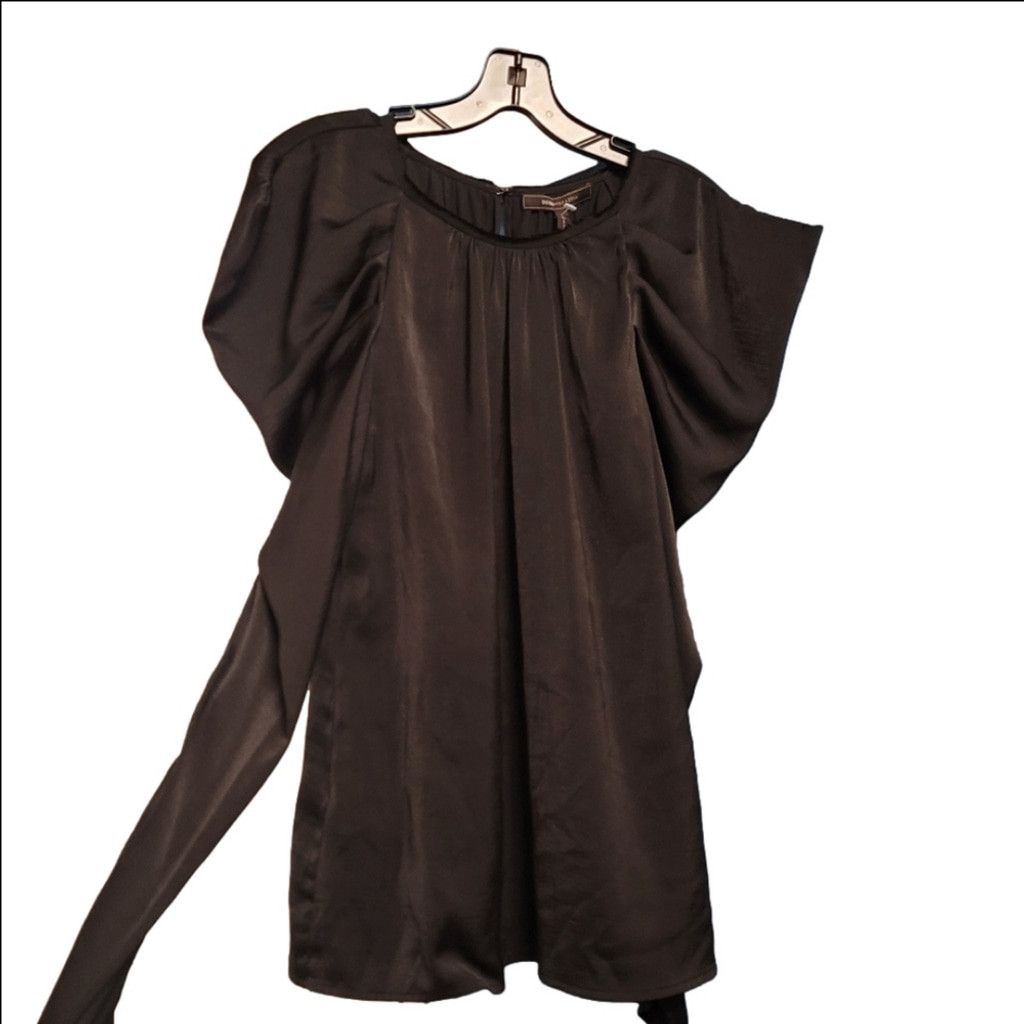Bcbgmaxazria NWT BCBG Maxazria Black Leg of Mutton Sleeves Blouse Size XS / US 0-2 / IT 36-38 - 8 Thumbnail