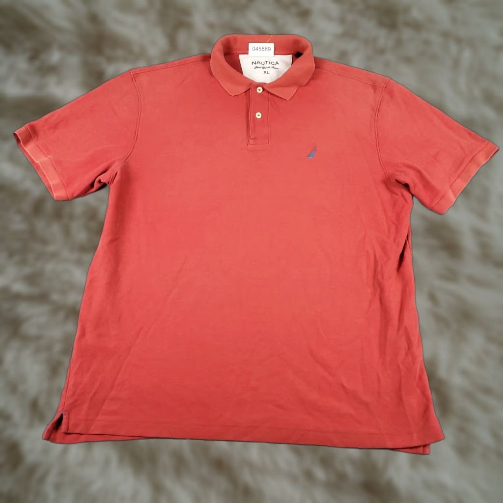 Nautica Nautica Polo Shirt Mens XL Pink Red Size US XL / EU 56 / 4 - 1 Thumbnail