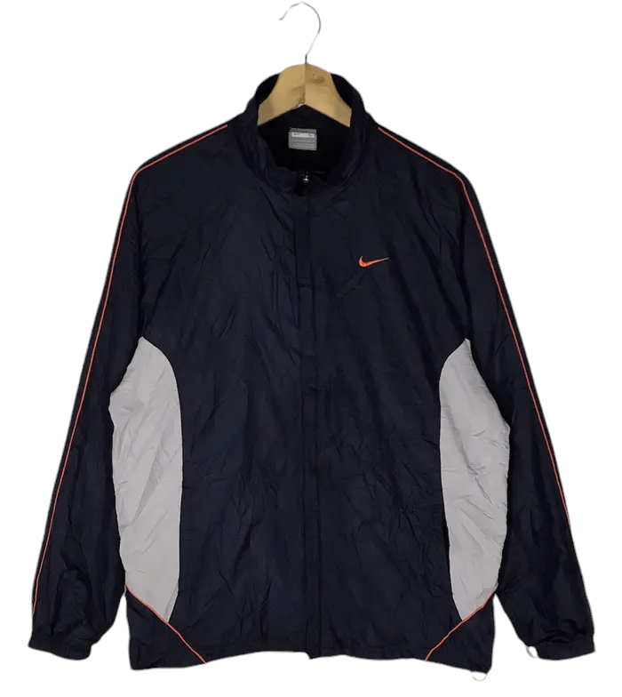 Nike Vintage 00's Nike Swoosh Windbreakers Size US L / EU 52-54 / 3 - 1 Thumbnail
