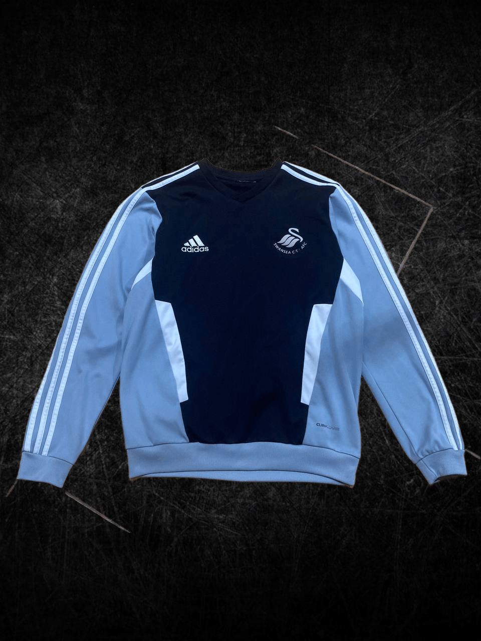 Adidas Vintage Adidas Swansea City Football Sweatshirt Crewneck Size US L / EU 52-54 / 3 - 1 Thumbnail