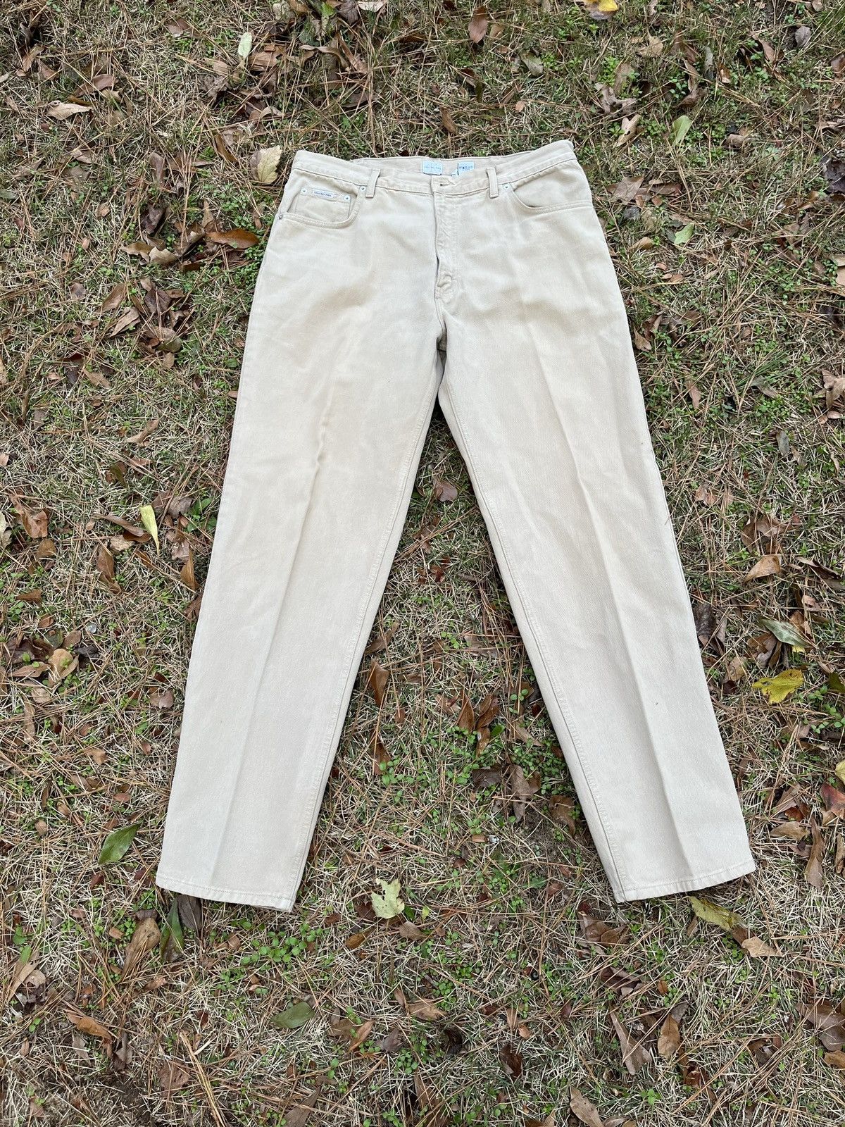 Calvin Klein Calvin Klein Beige Jeans Size US 38 / EU 54 - 2 Thumbnail