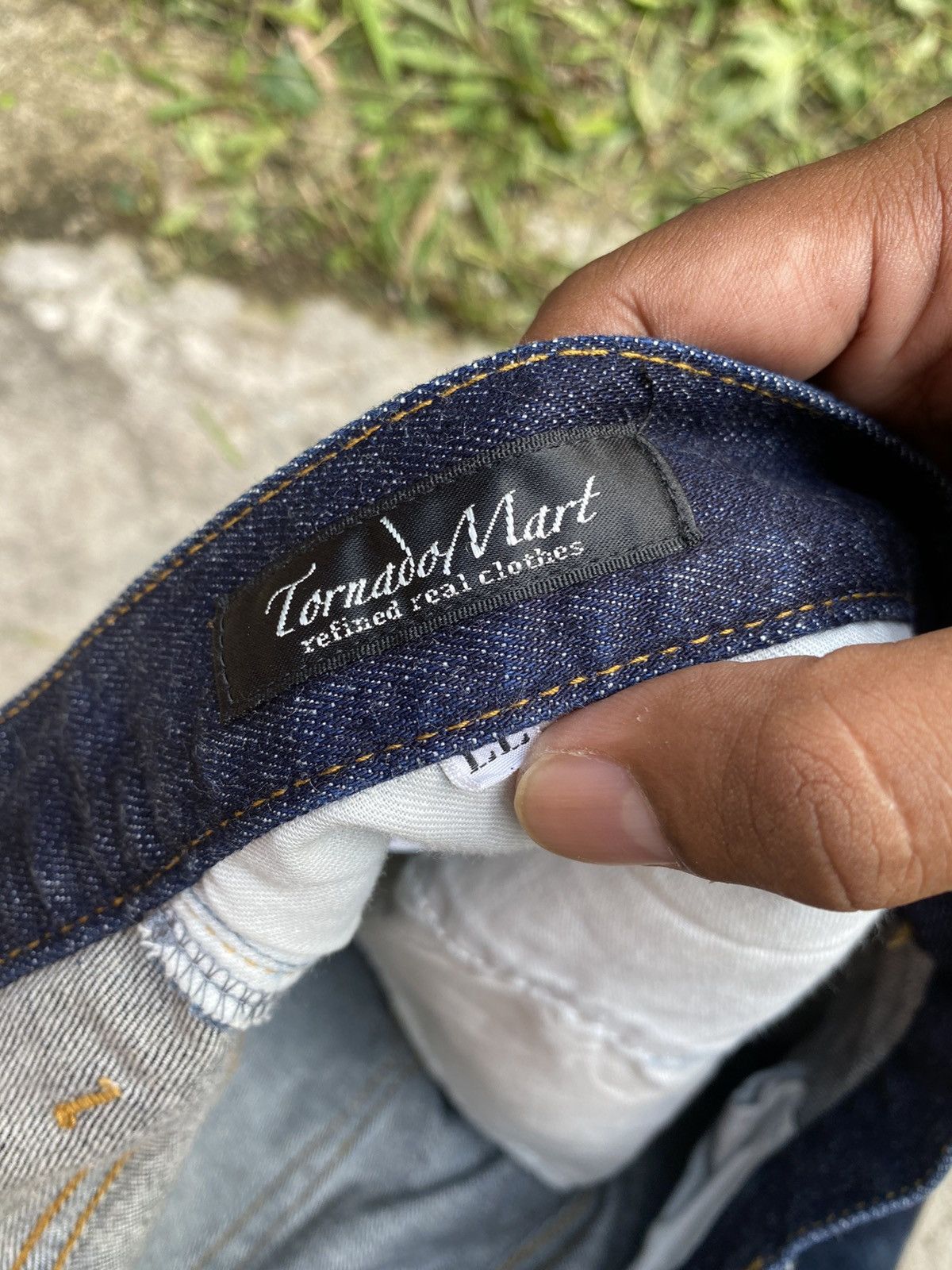 Tornado Mart 🔥 Made in Japan 🔥 Vintage Tornado Mart Denim Pants Size US 35 - 10 Thumbnail