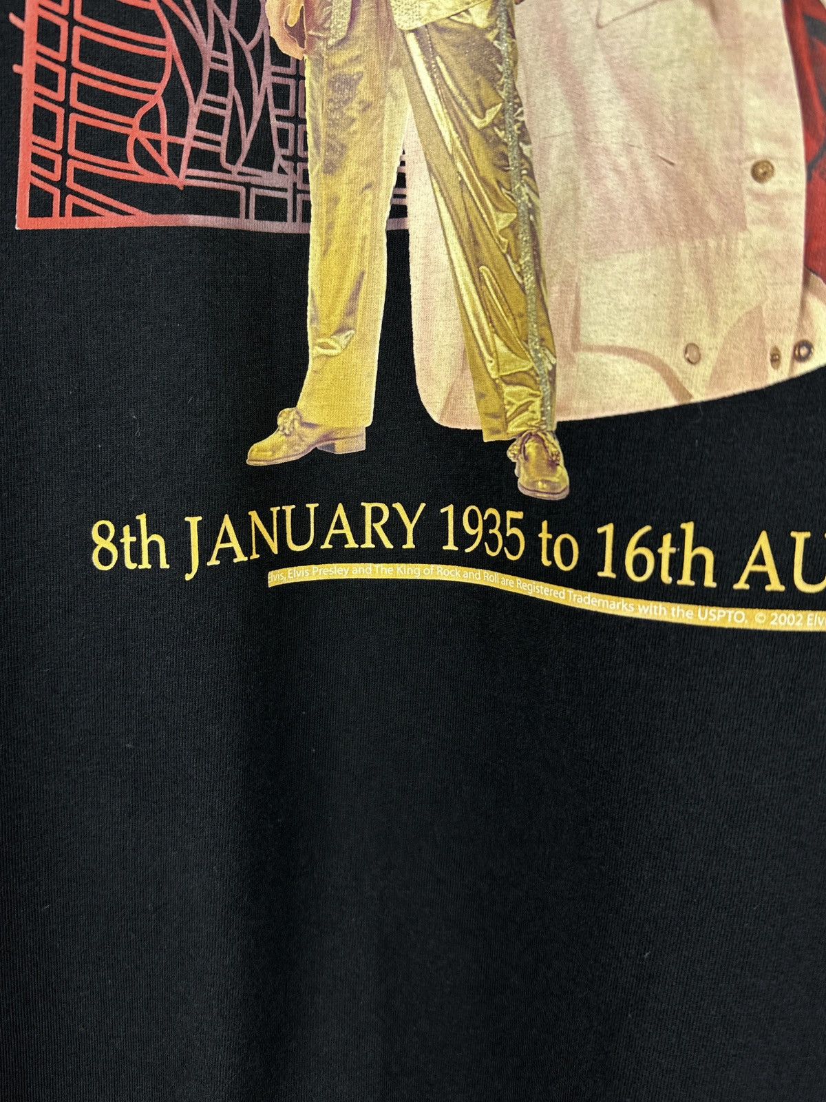 Vintage Vintage 2002 Elvis Presley Graphic Print Long Sleeve T-Shirt Size US M / EU 48-50 / 2 - 8 Thumbnail