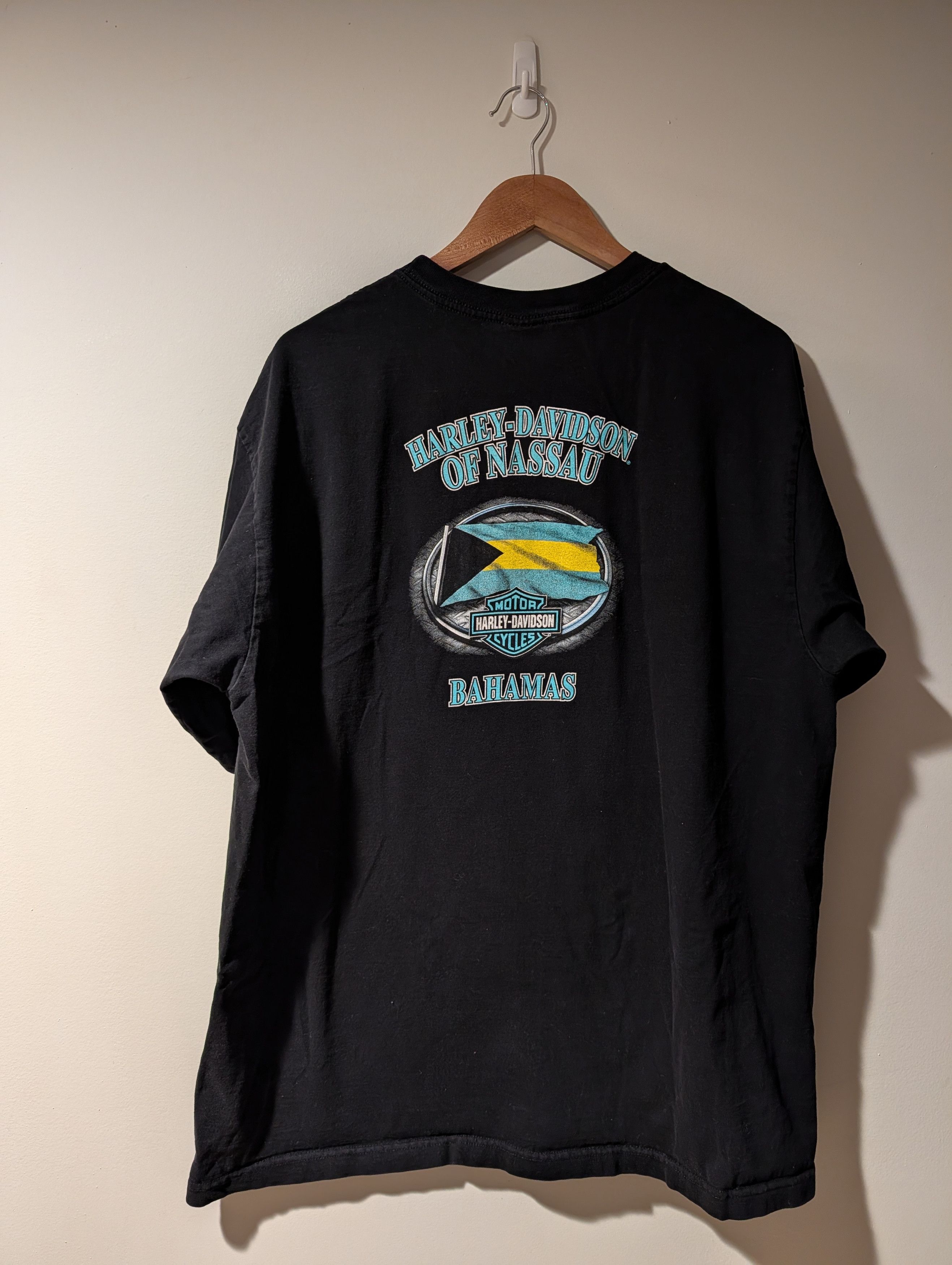 Harley Davidson Vintage 2005 Harley Davidson Motorcycle Bahamas T-Shirt Size US XXL / EU 58 / 5 - 6 Thumbnail