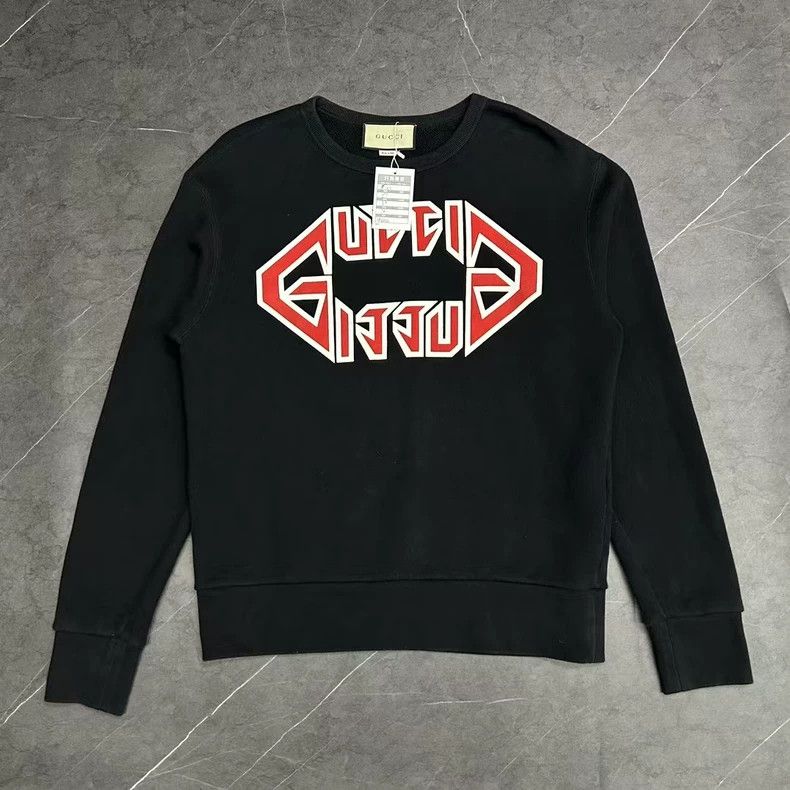 Gucci Gucci Red lip slogan LOGO pullover sweatshirt Size US XS / EU 42 / 0 - 1 Thumbnail