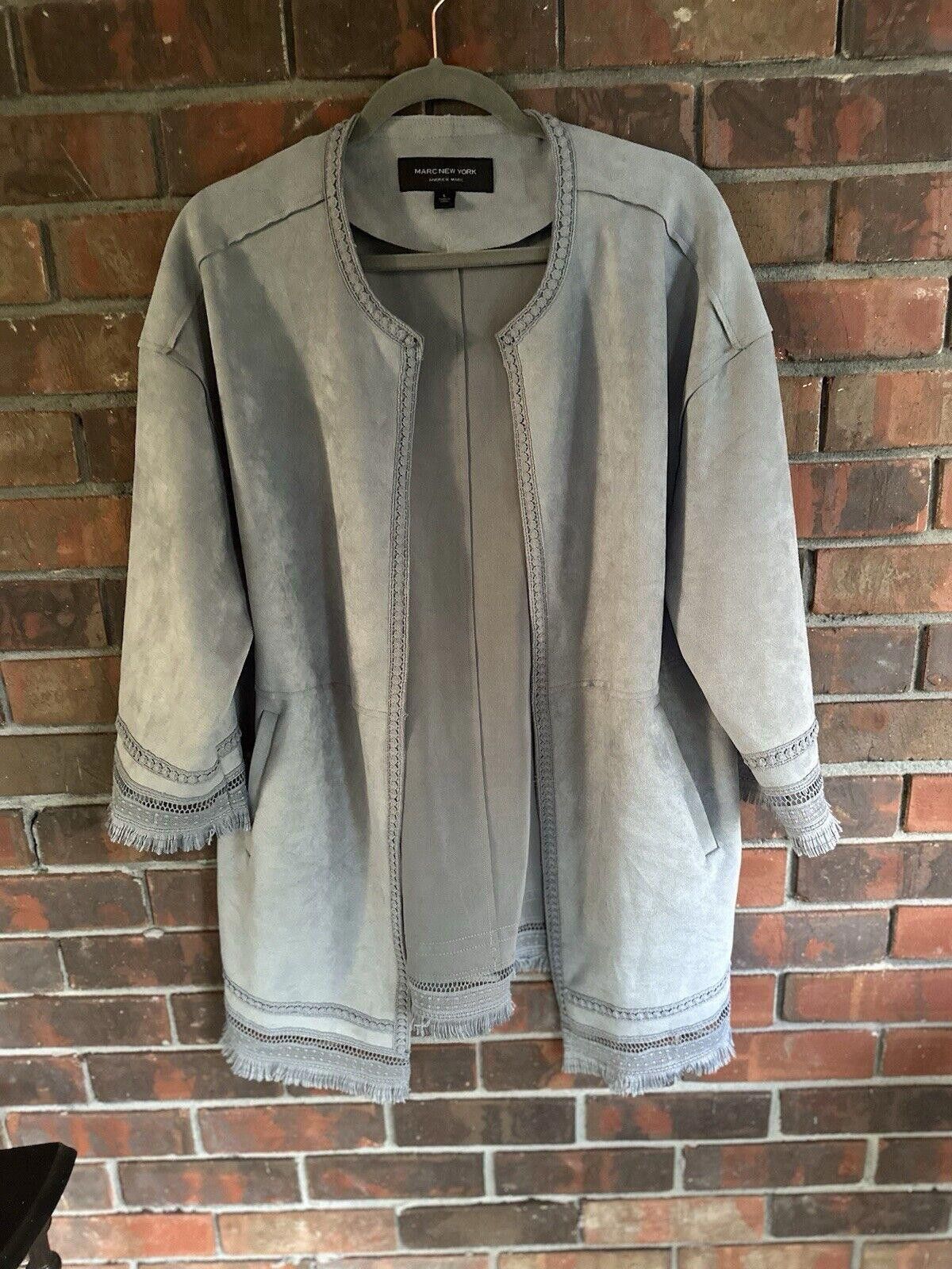 Andrew Marc Andrew Marc Jacket with Fringe. New Without Large Size L / US 10 / IT 46 - 1 Thumbnail