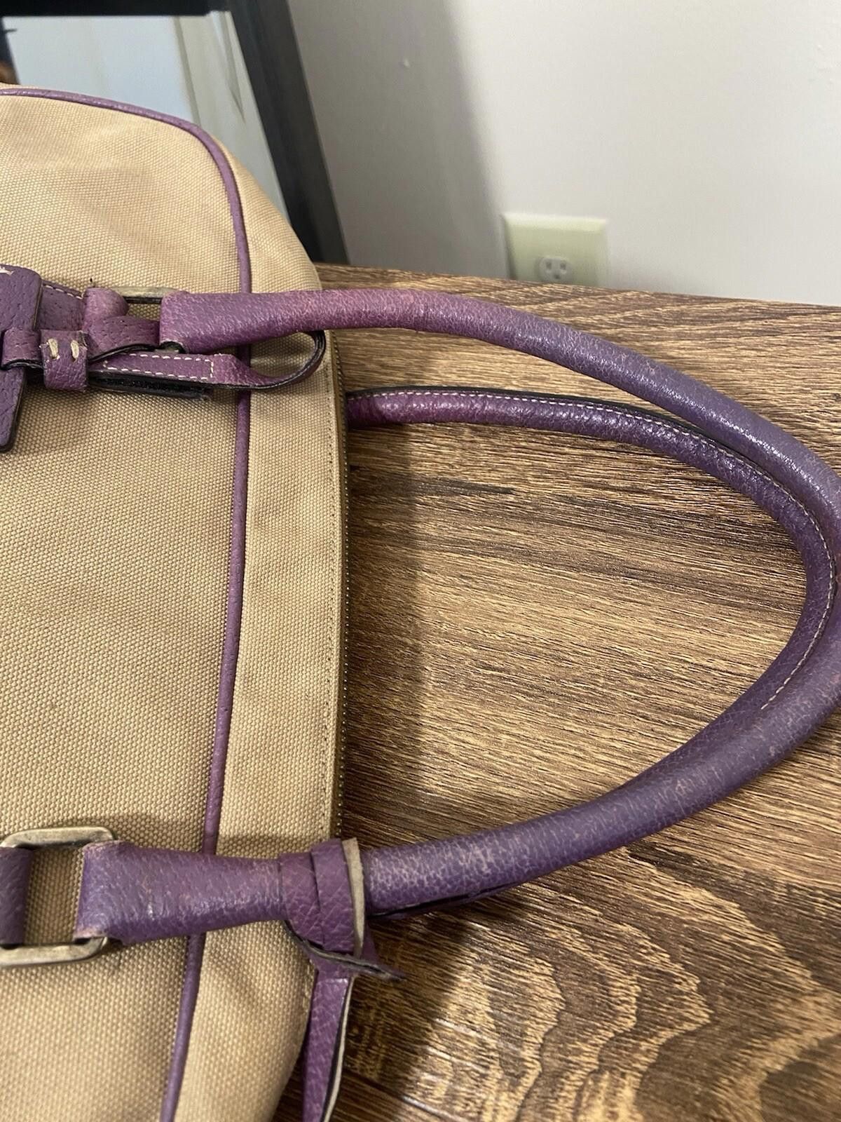 Prada Prada faded purple Cinghiale Canapa hand tote bag Size ONE SIZE - 11 Thumbnail
