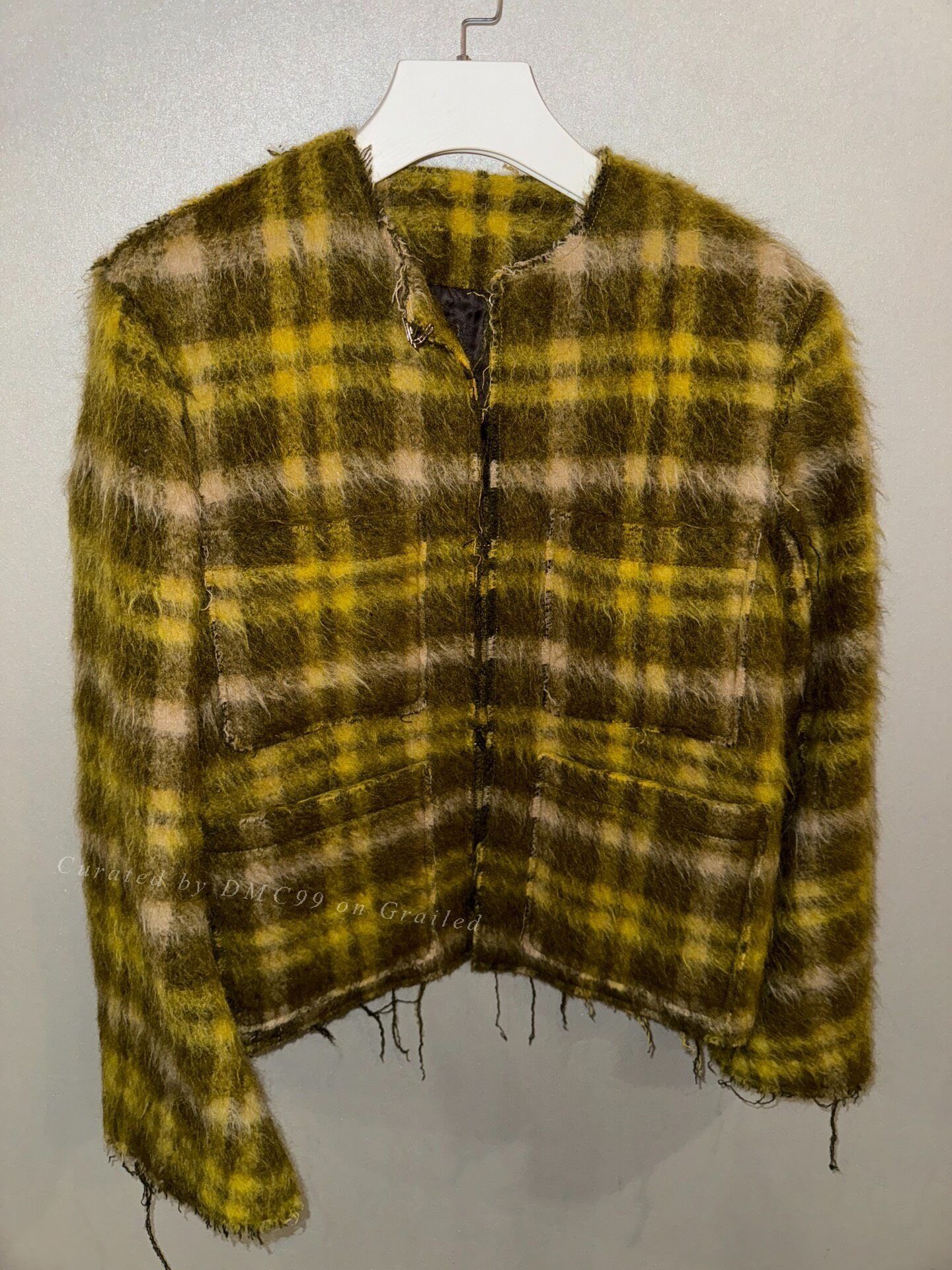 The Attico The Attico Check Round Neck Jacket Size S / US 4 / IT 40 - 1 Thumbnail