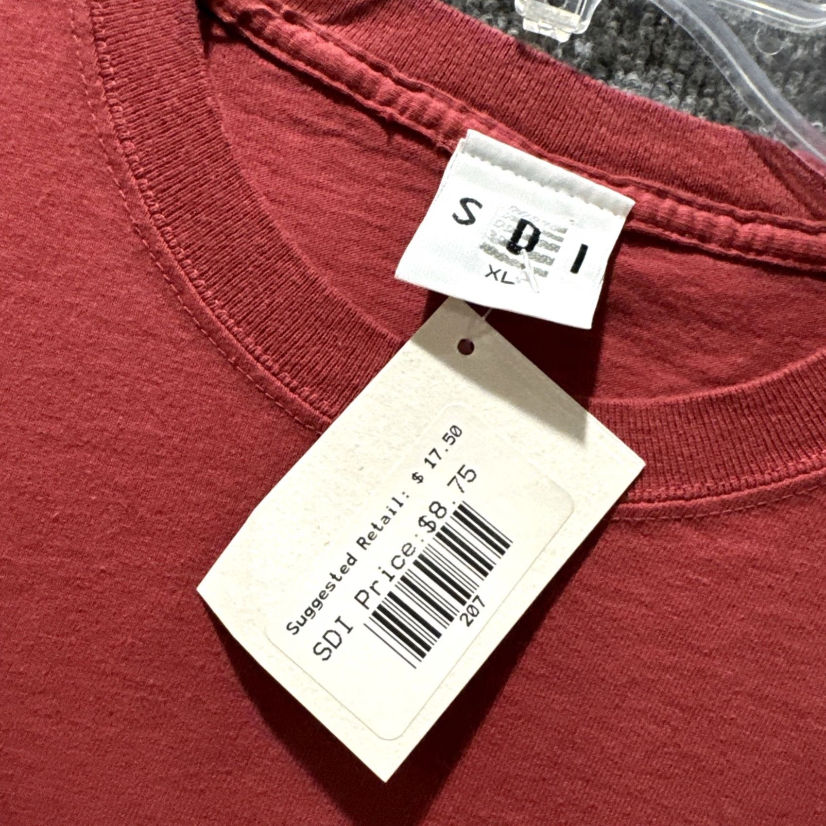 Vintage VINTAGE SDI Sun Valley Red Short Sleeve T-Shirt Men’s XL NWT Size US XL / EU 56 / 4 - 3 Thumbnail