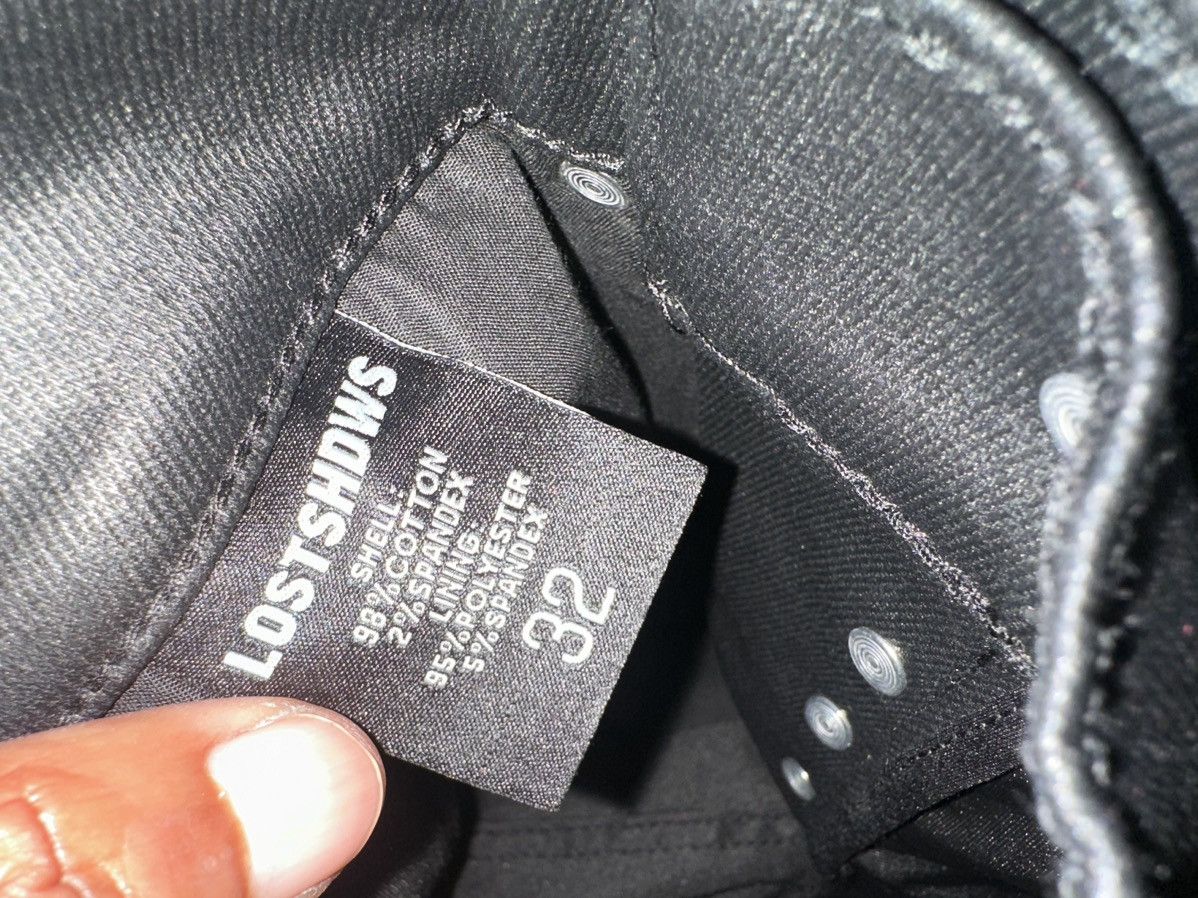 LOSTSHDWS Lostshwds Black Wax Jeans Size US 32 / EU 48 - 7 Thumbnail