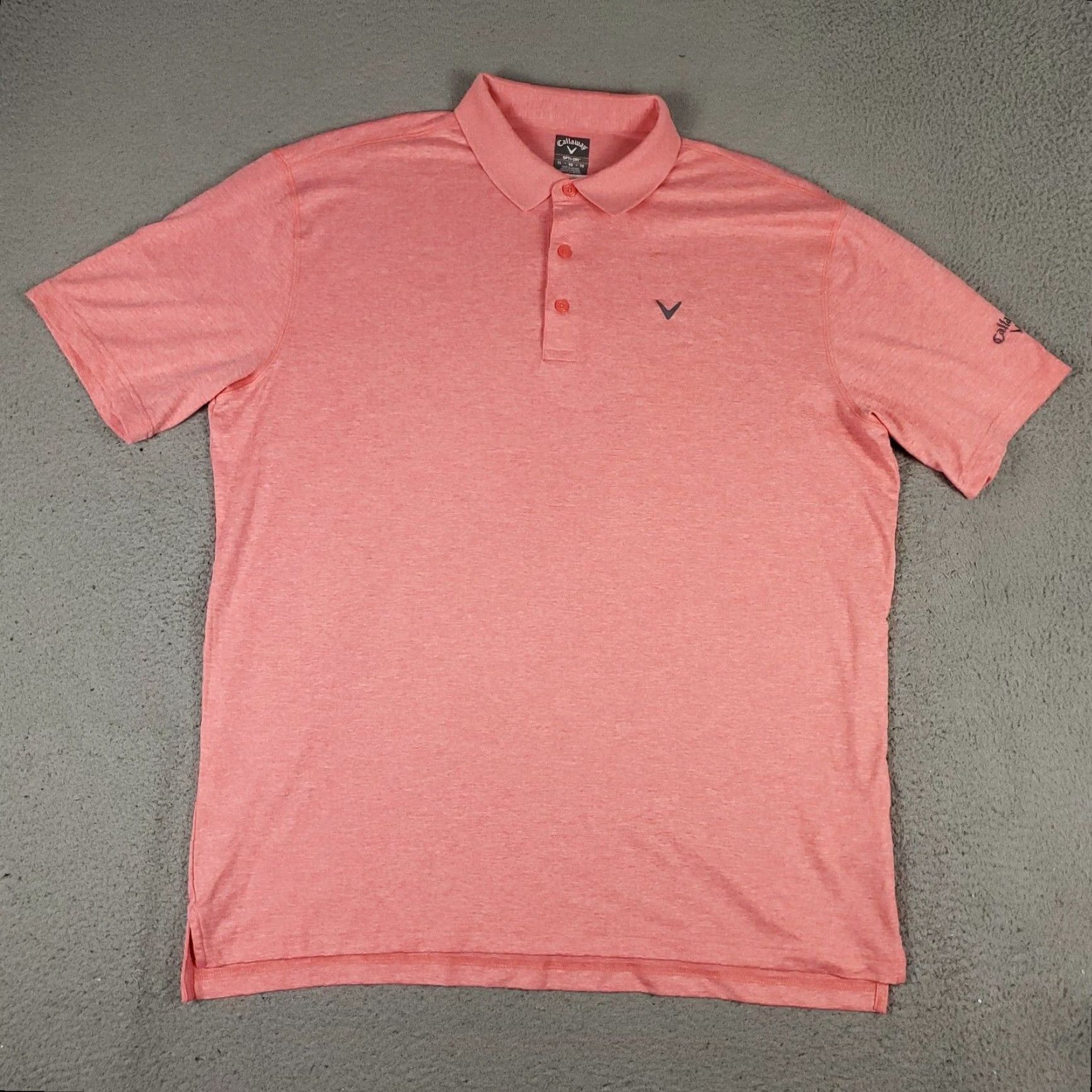 Callaway Callaway Polo Shirt Mens XL Pink Opti Dri Fit Golf Short Sleeve Size US XL / EU 56 / 4 - 2 Thumbnail