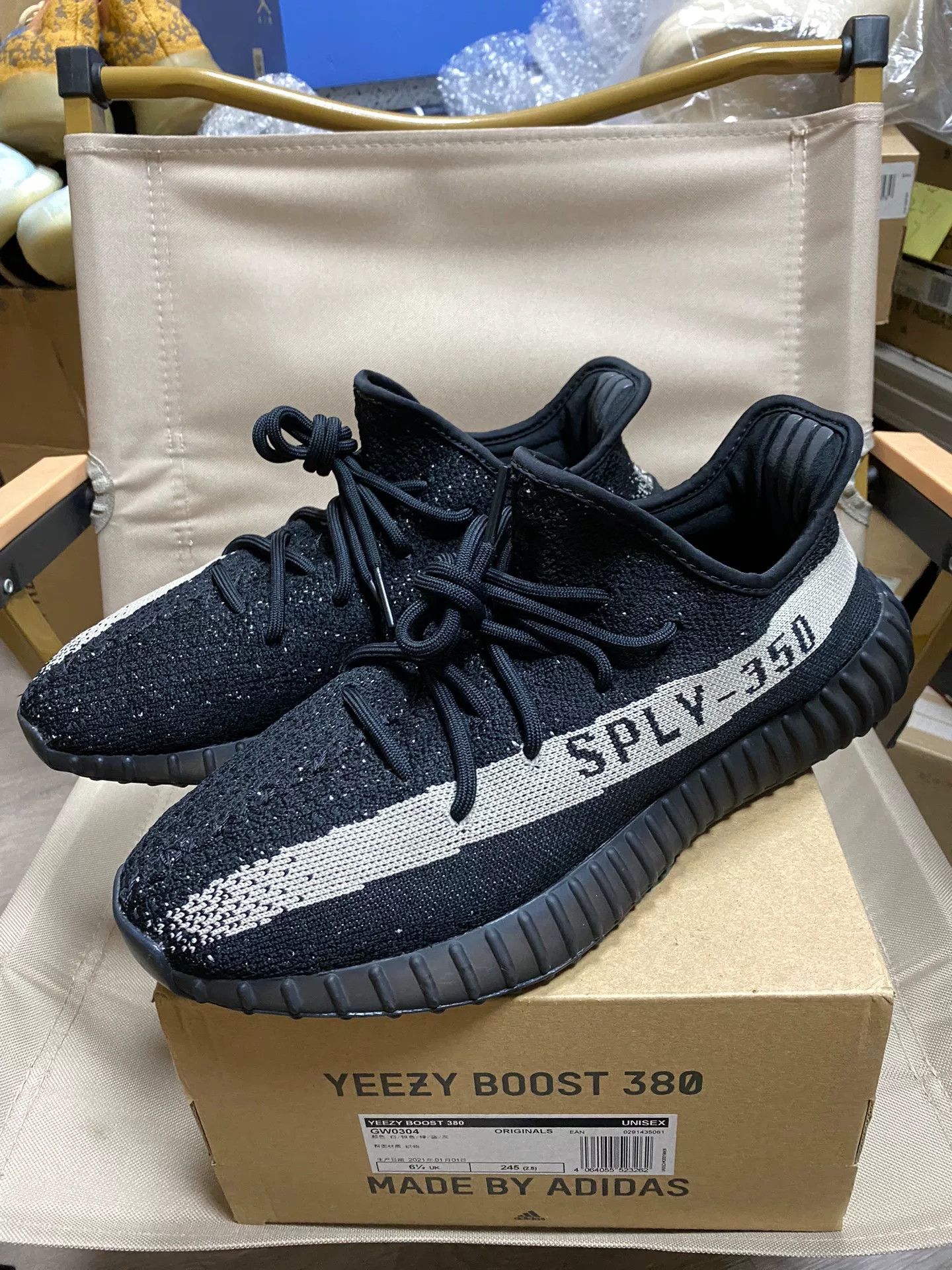 Adidas Adidas YEEZY3 Black Lowtop Sneakers 10 Men Size US 10 / EU 43 - 1 Thumbnail