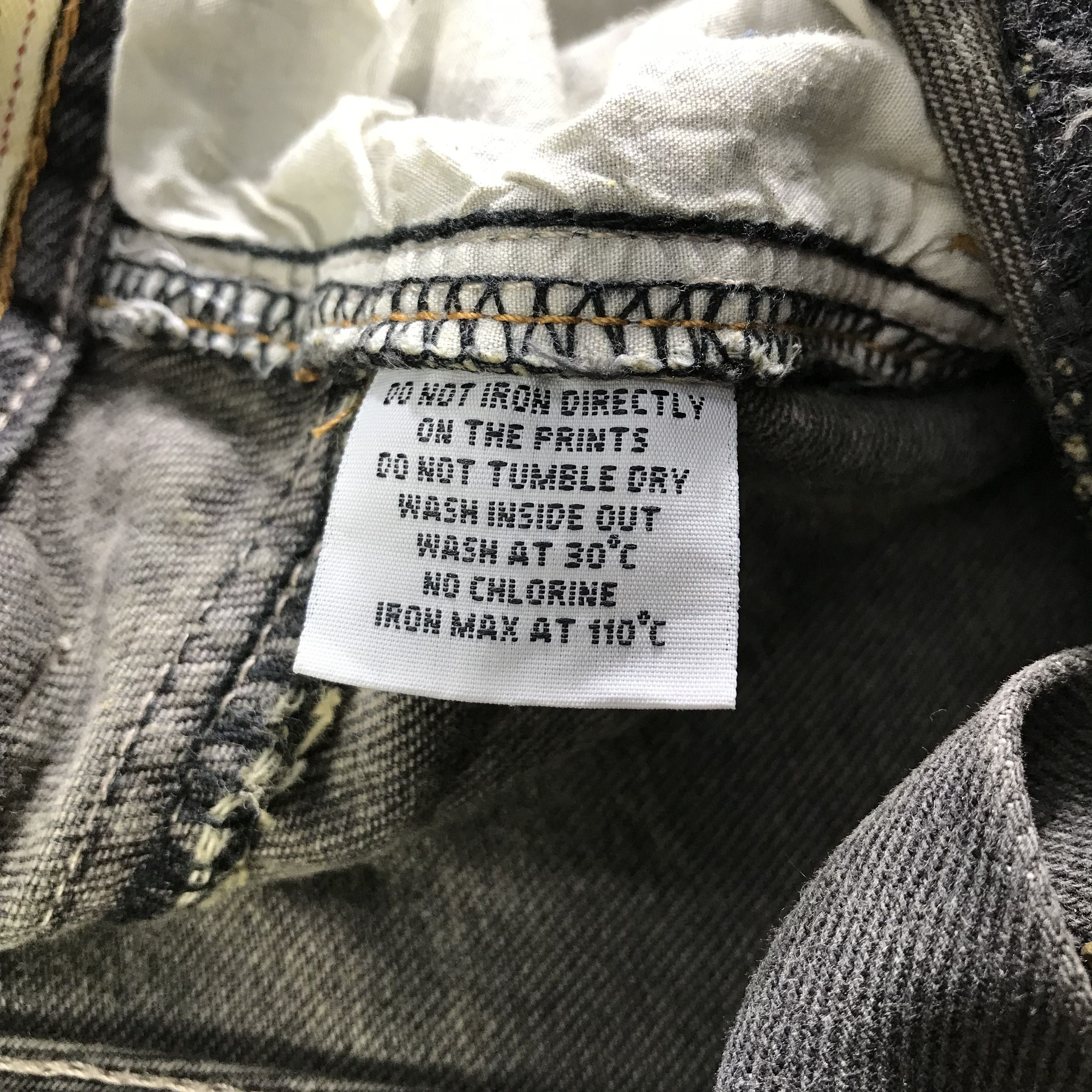 Pelle Pelle Pelle Pelle Bagy Jeans Faded Black Denim KJ3193 Size US 36 / EU 52 - 15 Thumbnail