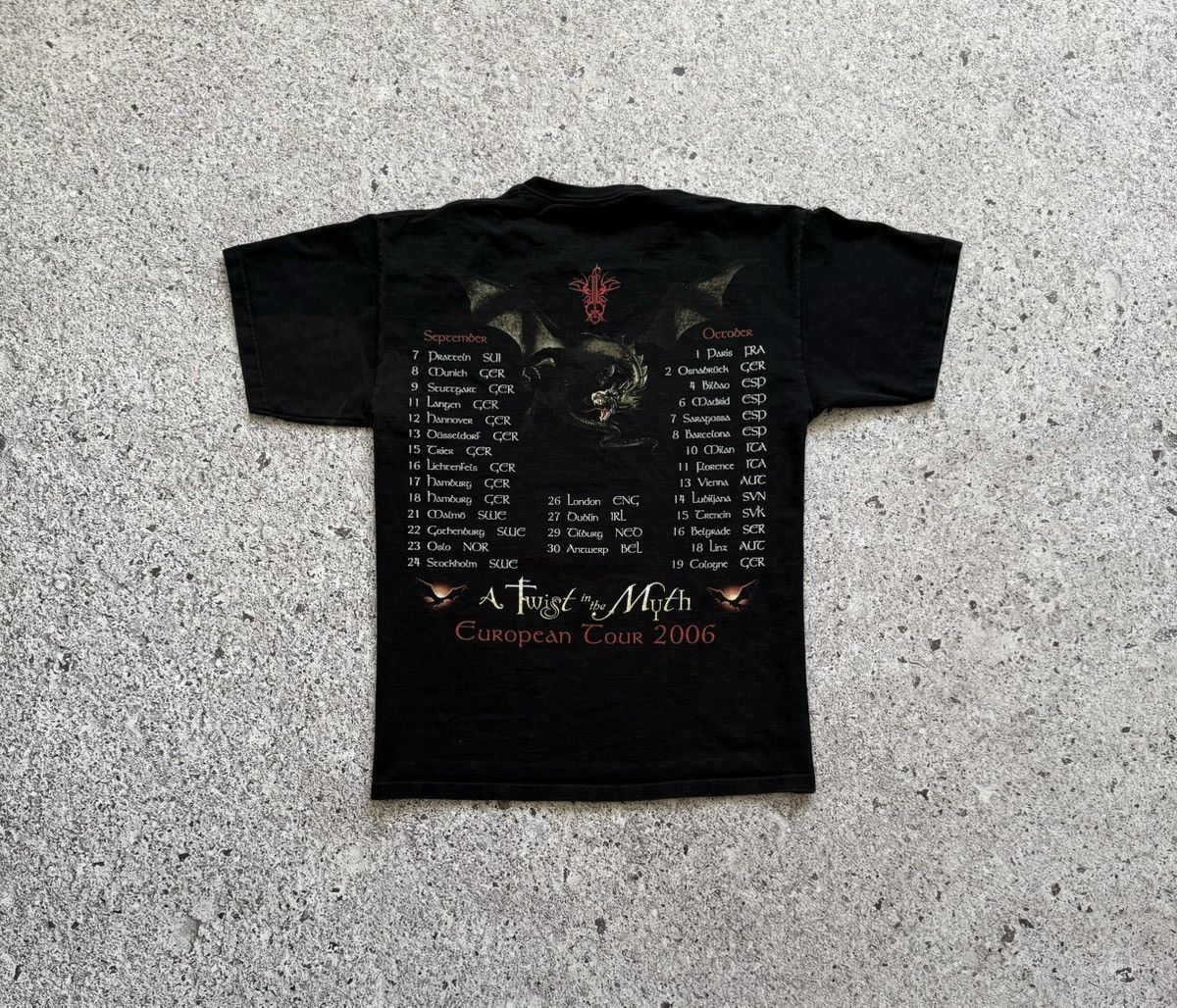 Band Tees × Vintage Vintage Blind Guardian A Twist In The Myth Tour 2006 T-Shirt Size US L / EU 52-54 / 3 - 6 Thumbnail