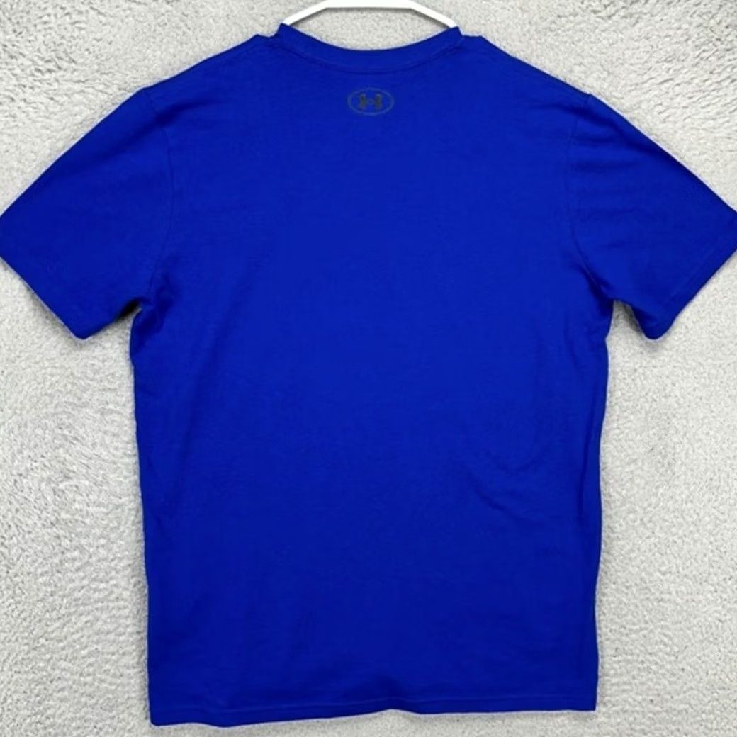 Under Armour Under Armour Mens Medium Blue Graphic Logo Crewneck Short Sleeve T-Shirt NEW Size US M / EU 48-50 / 2 - 3 Thumbnail