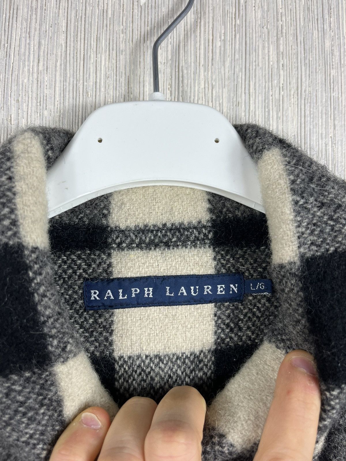 Flannel × Ralph Lauren × Vintage Vintage Ralph Lauren cropped wool plaid flannel jacket shirt Size US M / EU 48-50 / 2 - 18 Thumbnail